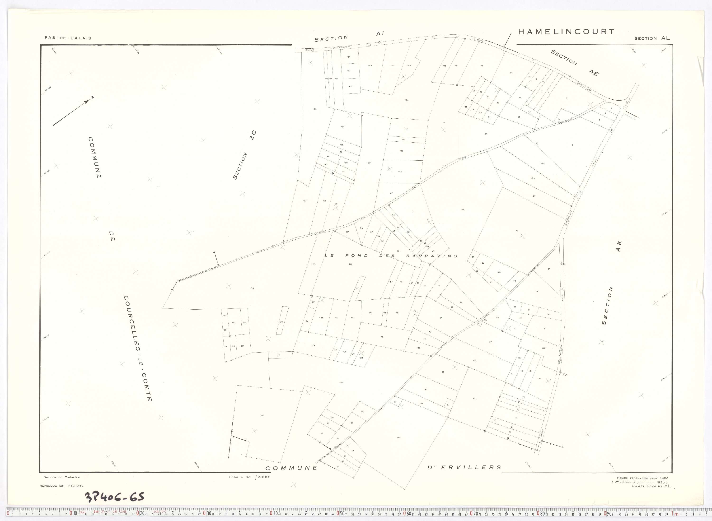 Hamelincourt - Section AL.