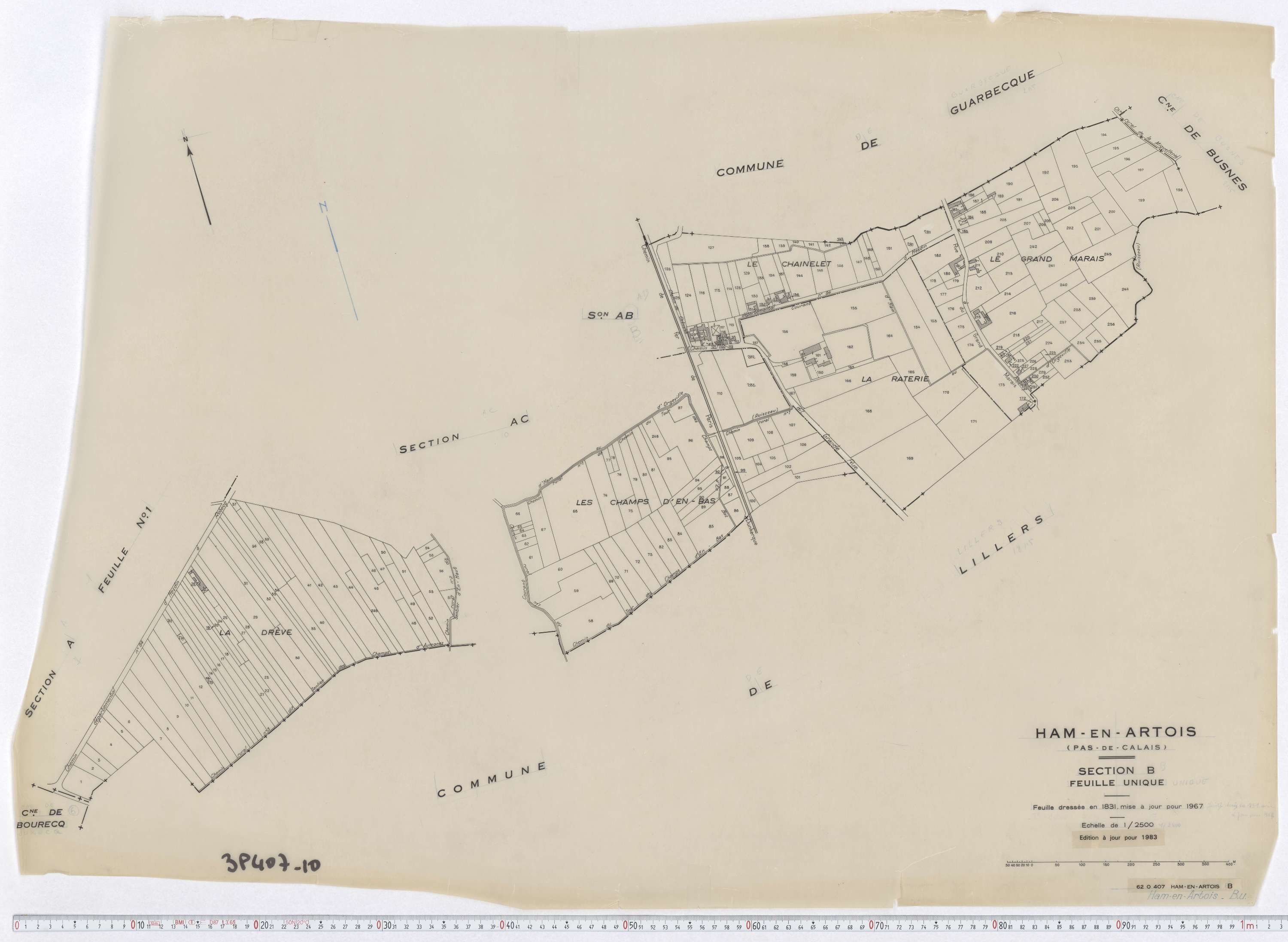 Ham-en-Artois - Section B.
