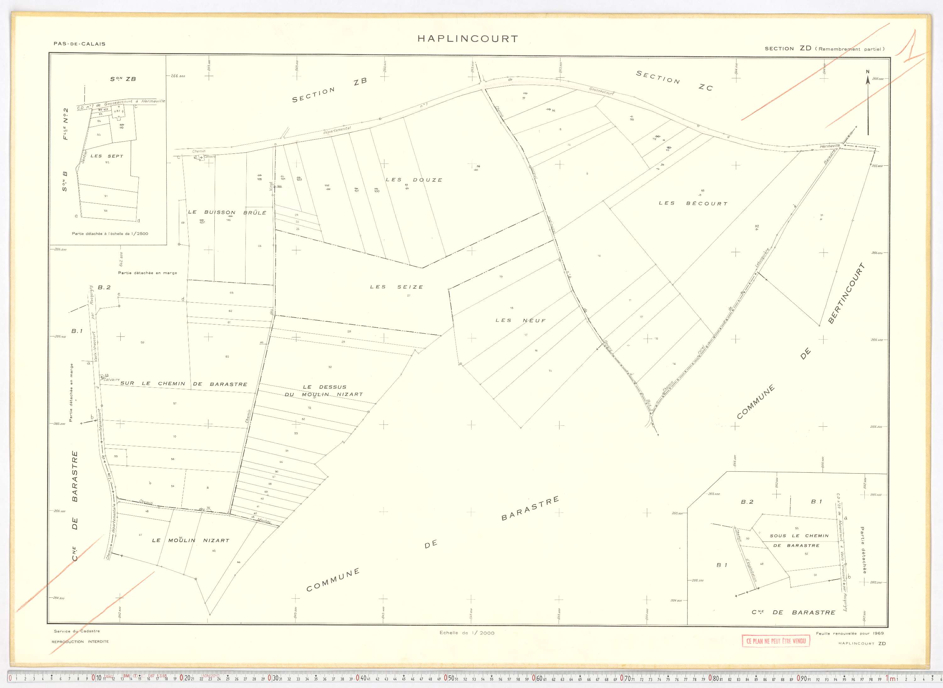 Haplincourt - Section ZD.
