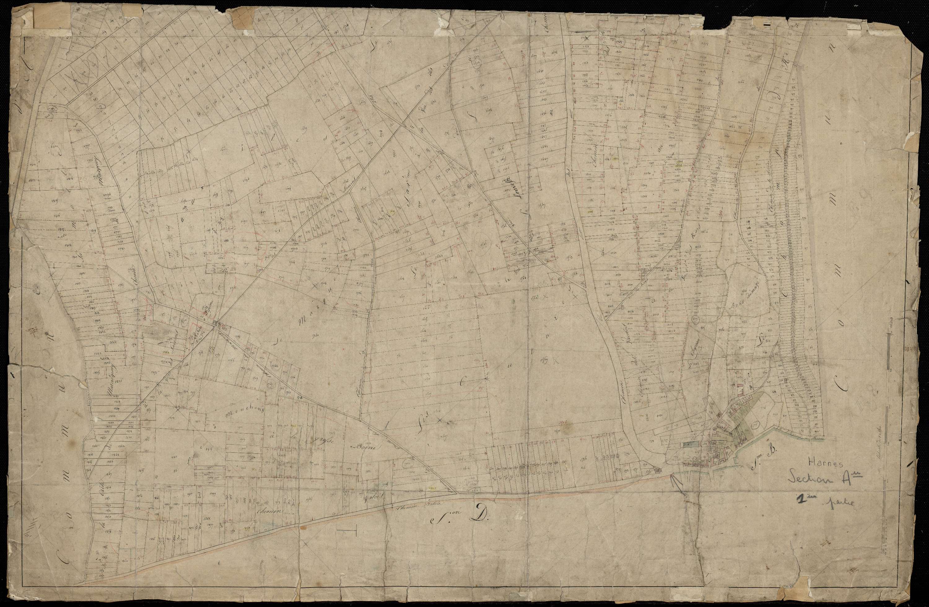 Harnes - Section A, 1re feuille