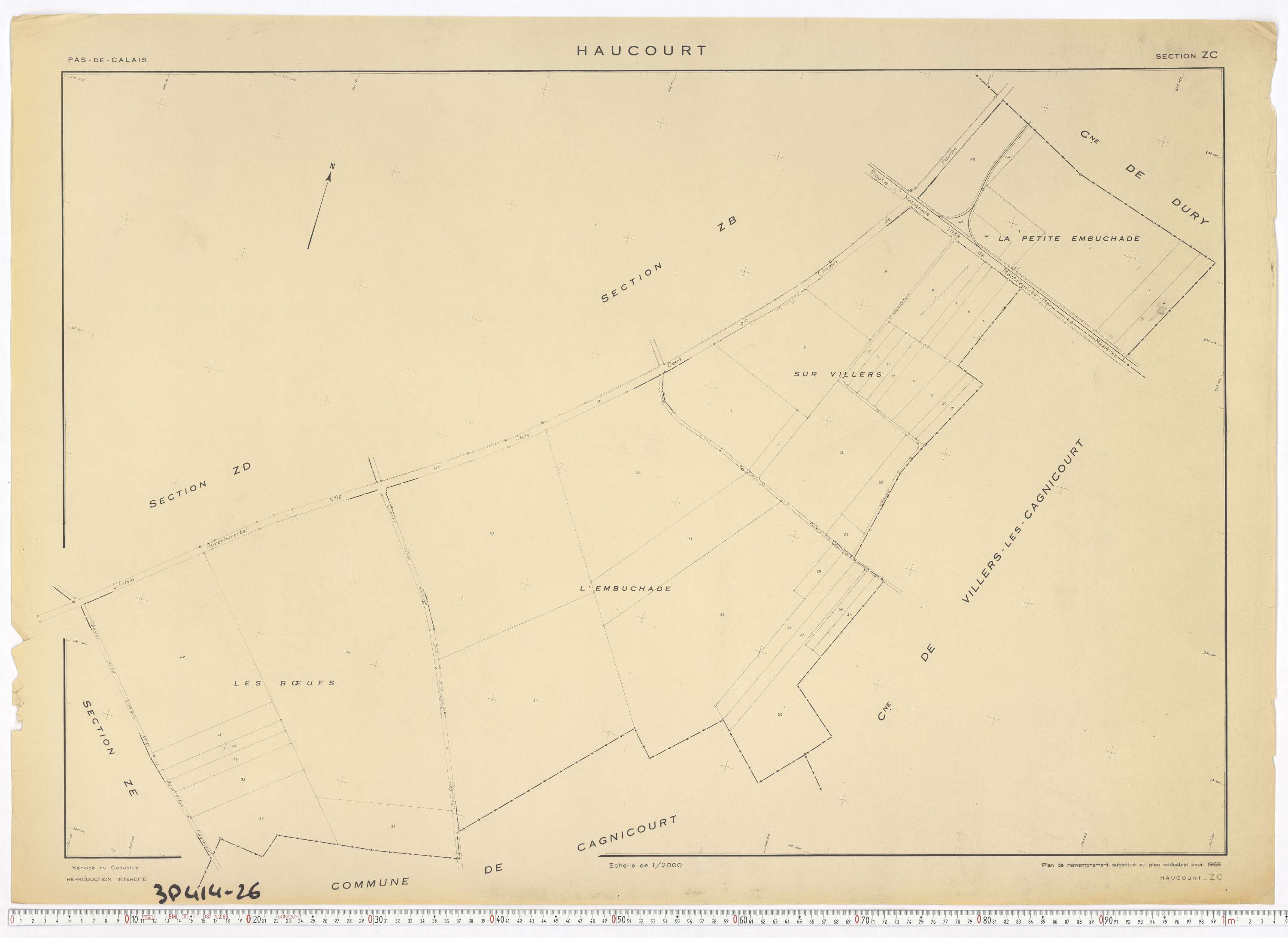 Haucourt - Section ZC.