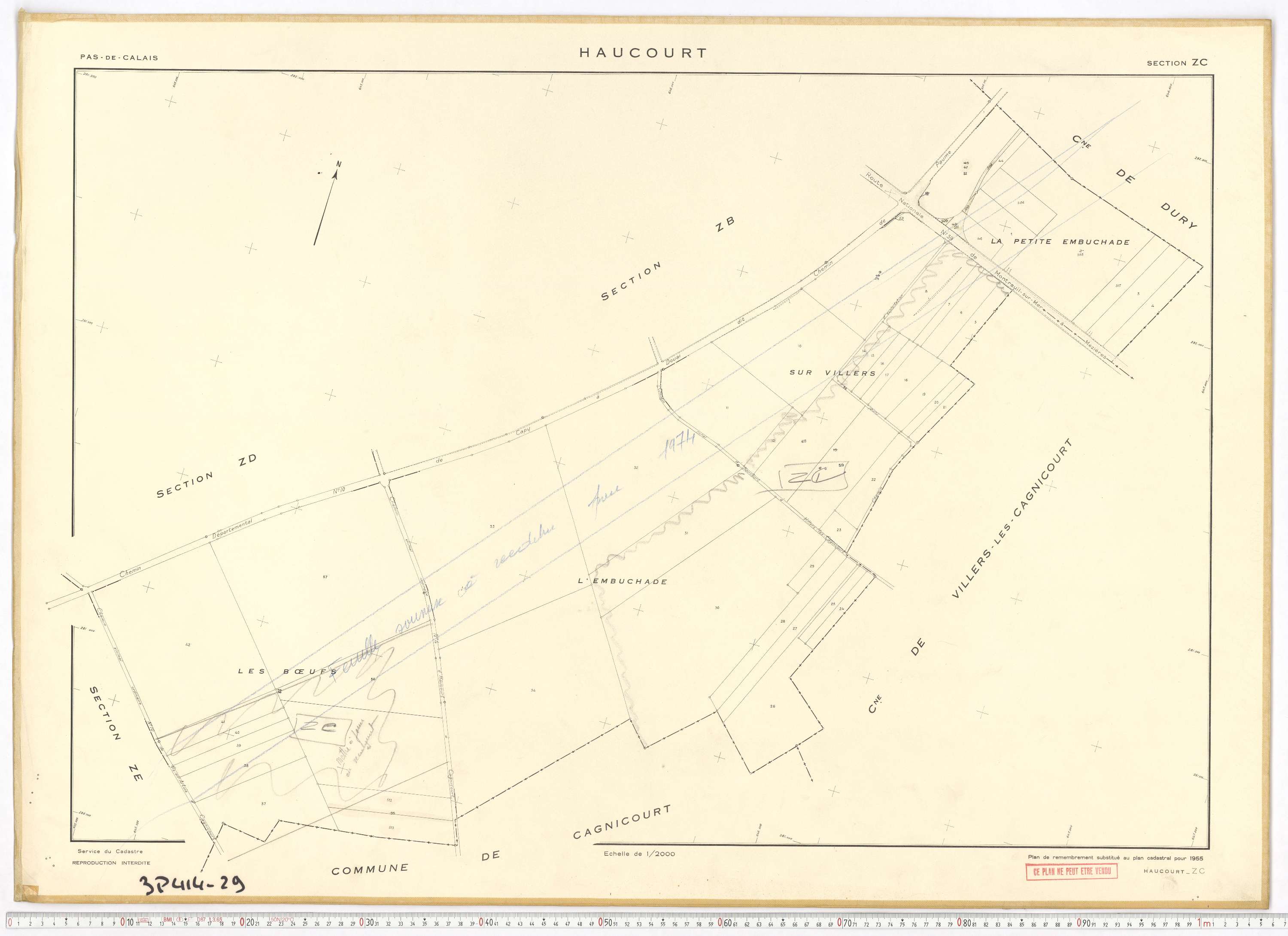 Haucourt - Section ZC.