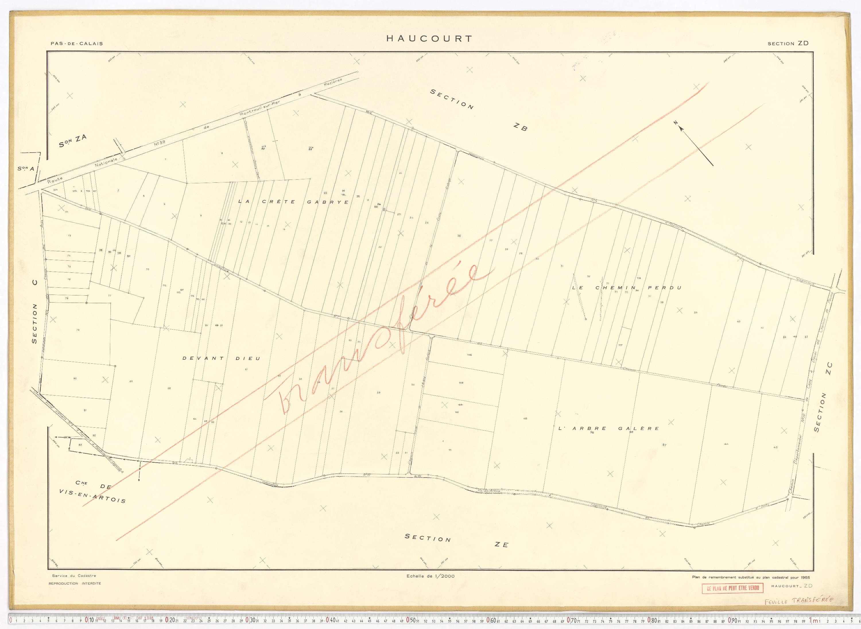 Haucourt - Section ZD.