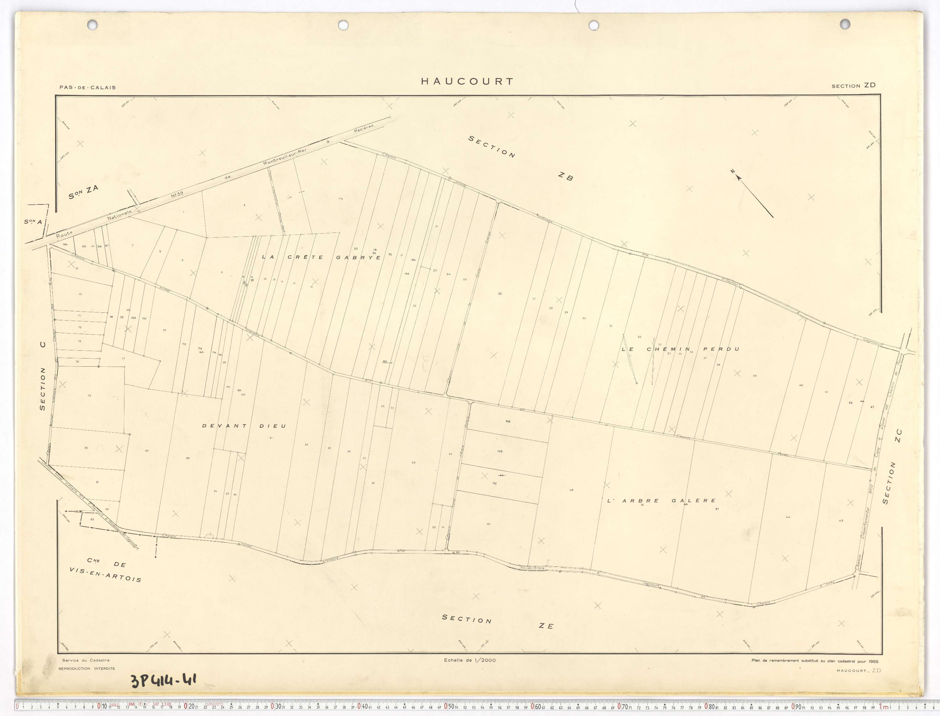 Haucourt - Section ZD.