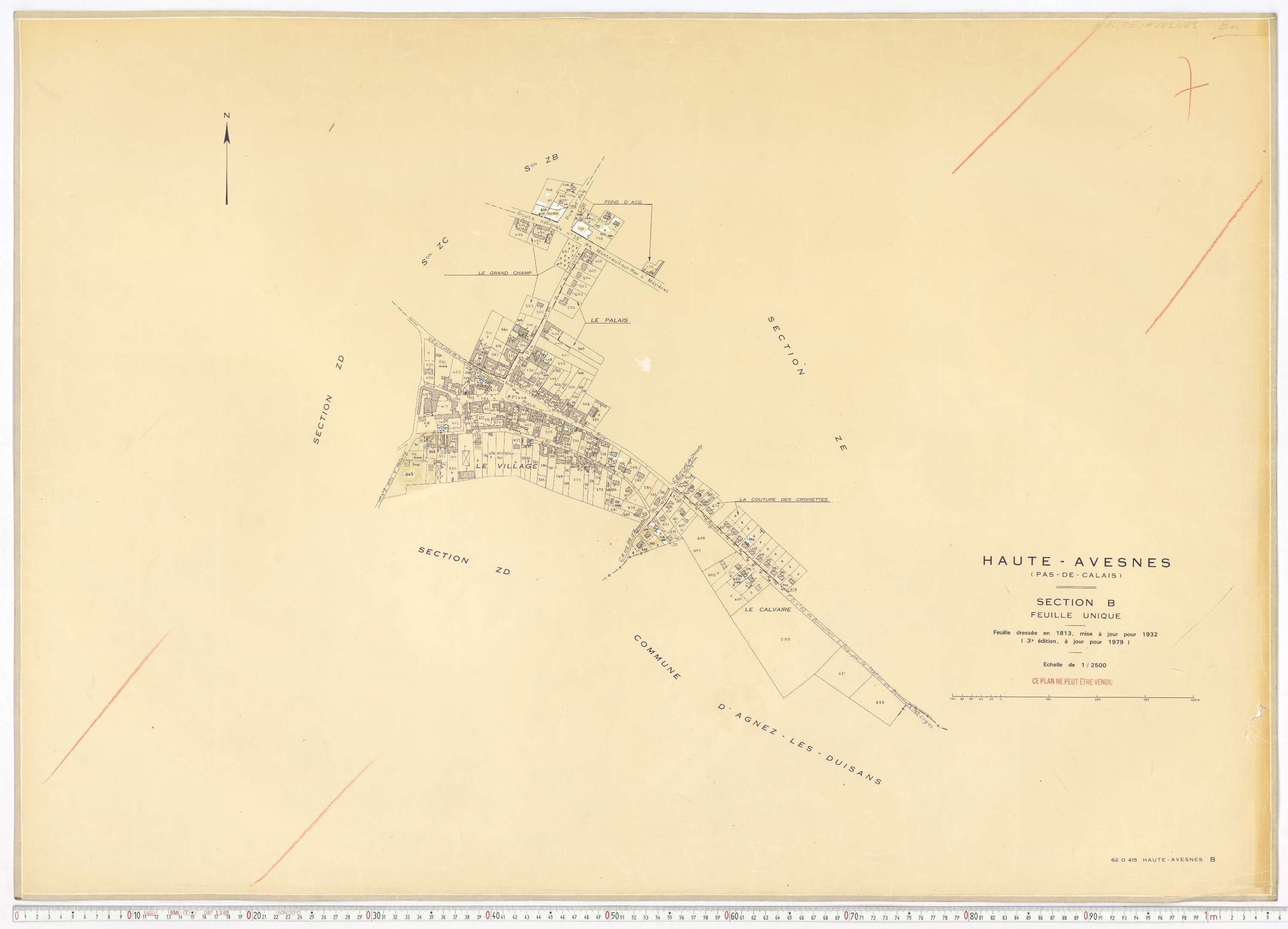 Haute-Avesnes - Section B.