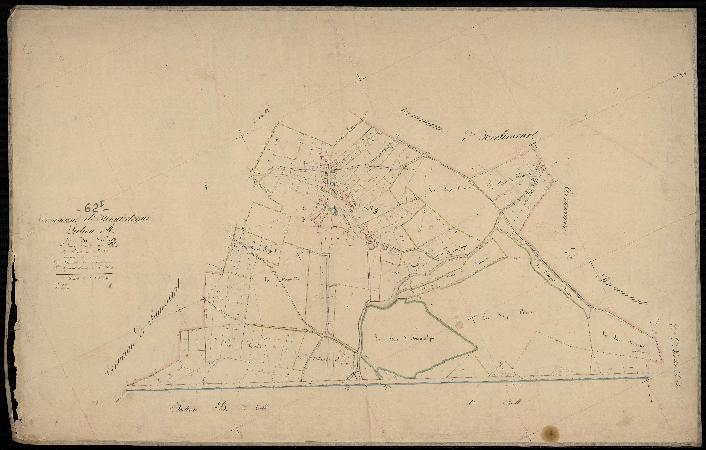 Hautecloque - Section A, 2e feuille