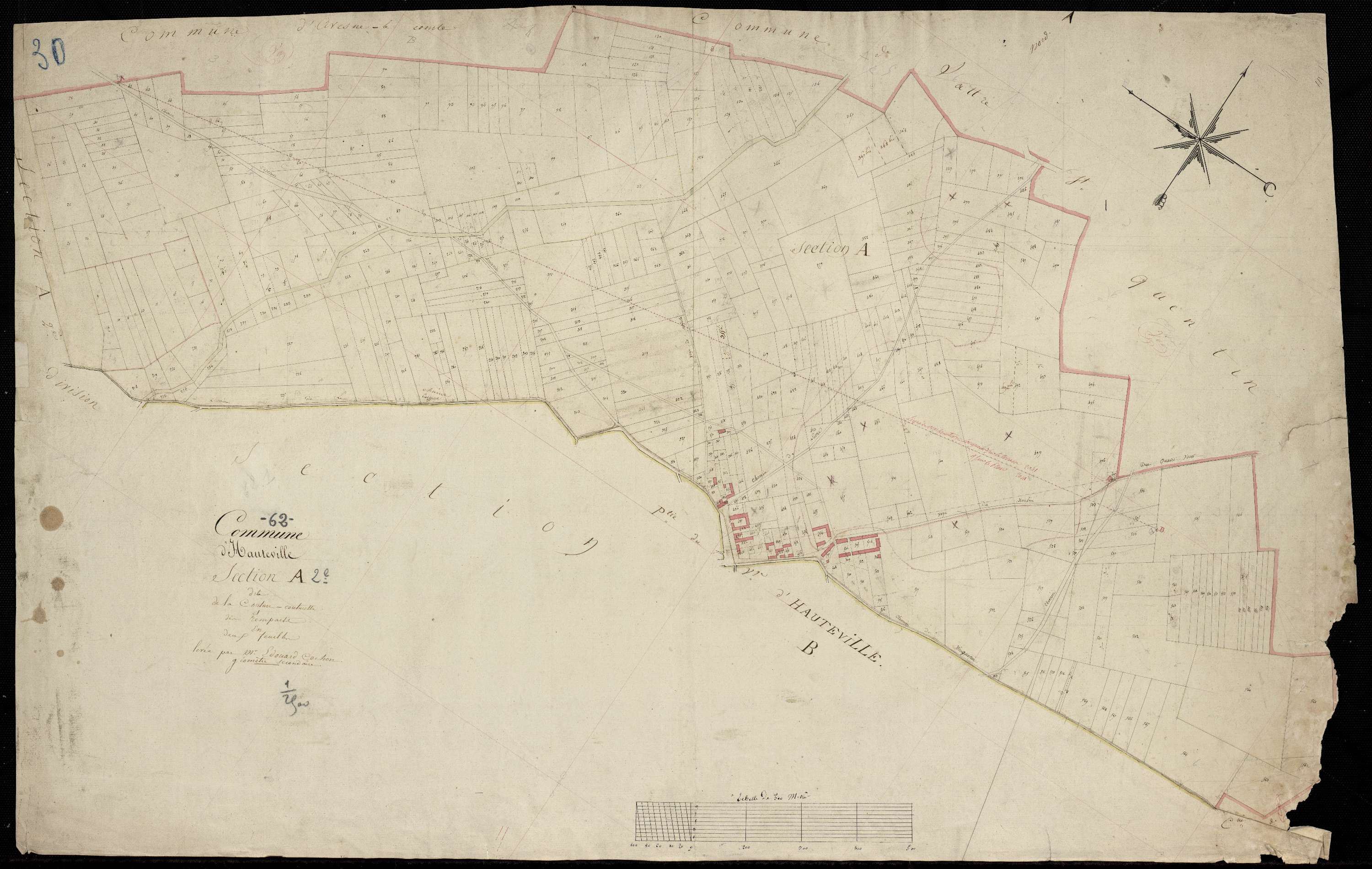 Hauteville - Section A, 2e feuille