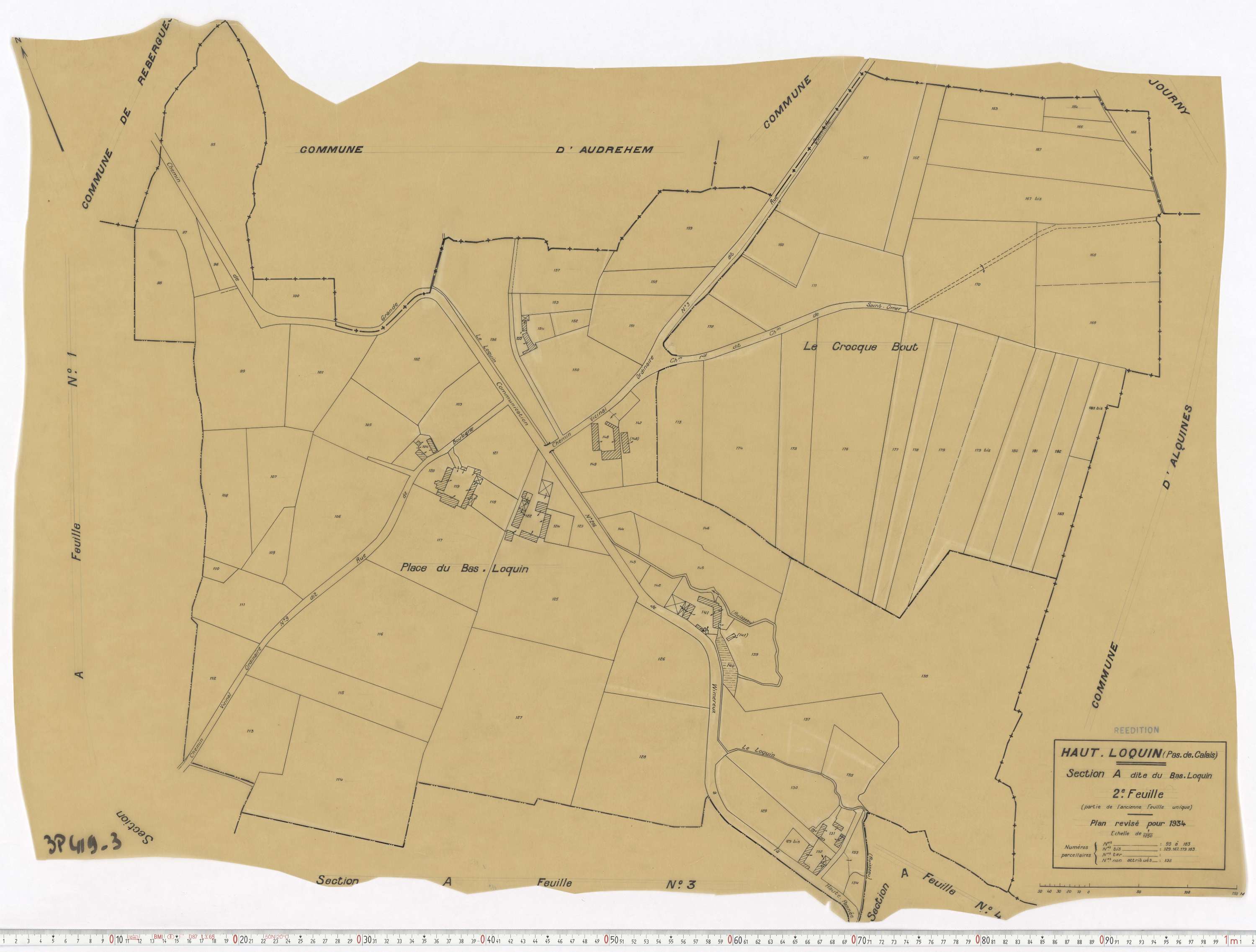 Haut-Loquin - Section A, feuille 2.