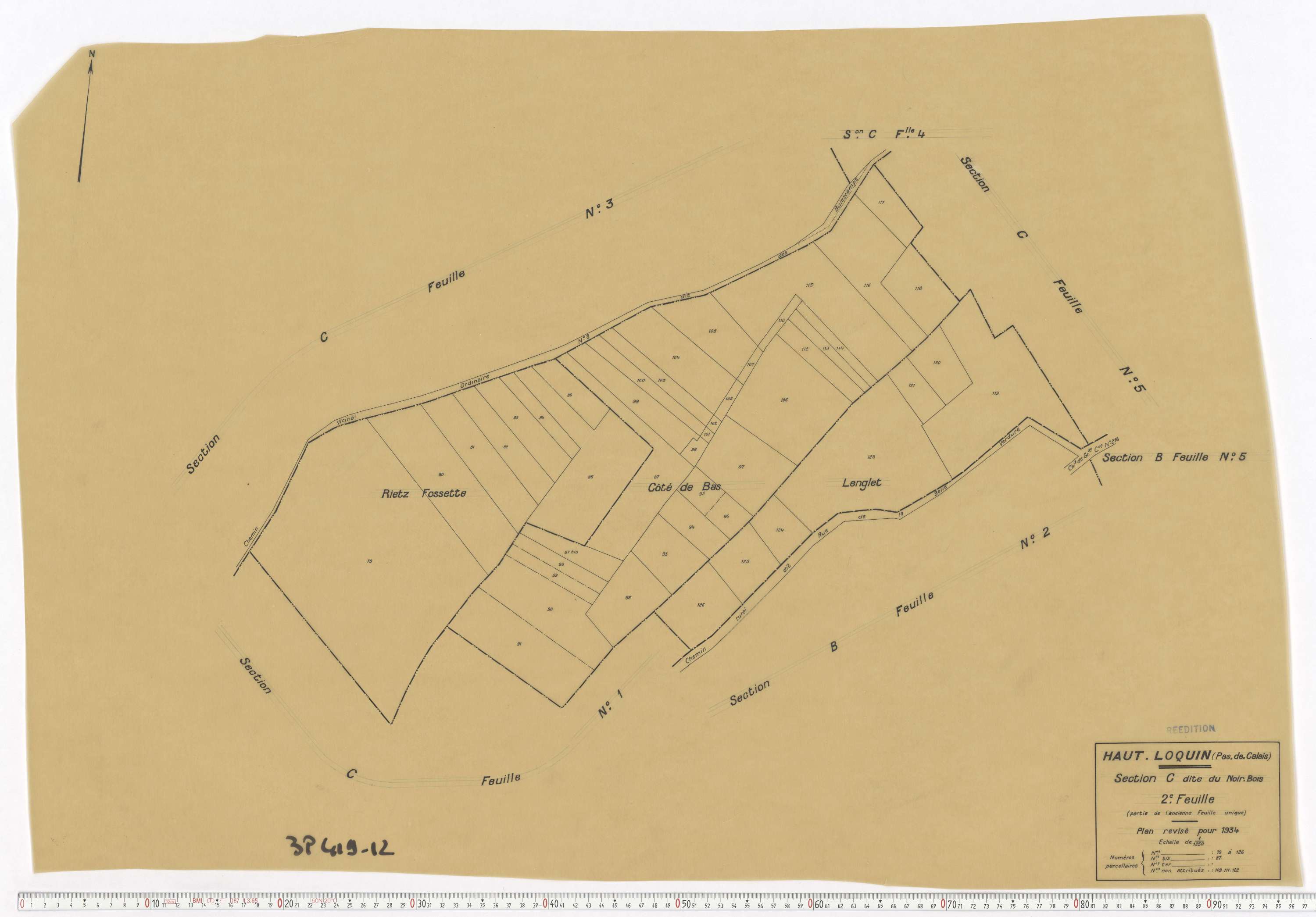 Haut-Loquin - Section C, feuille 2.