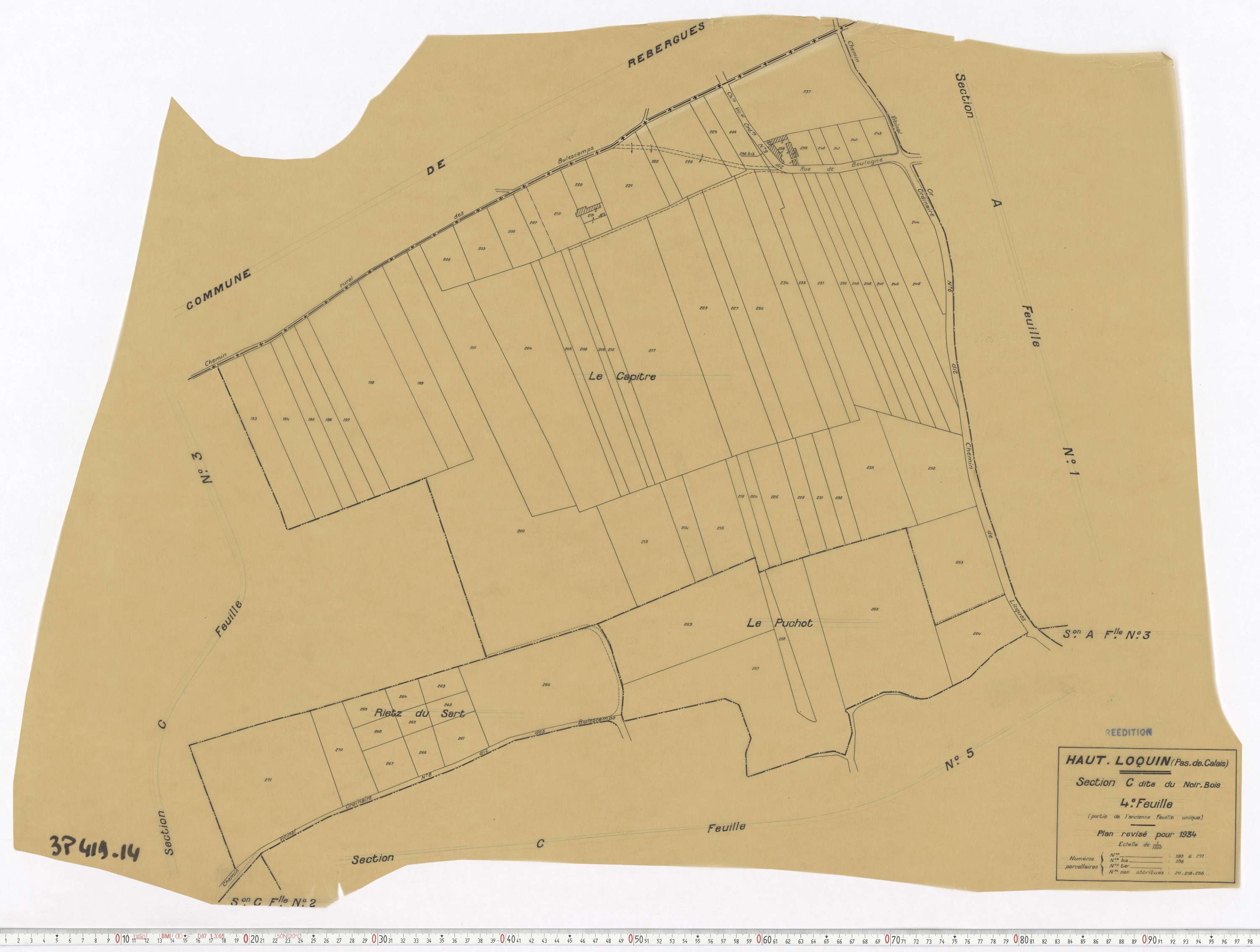 Haut-Loquin - Section C, feuille 4.