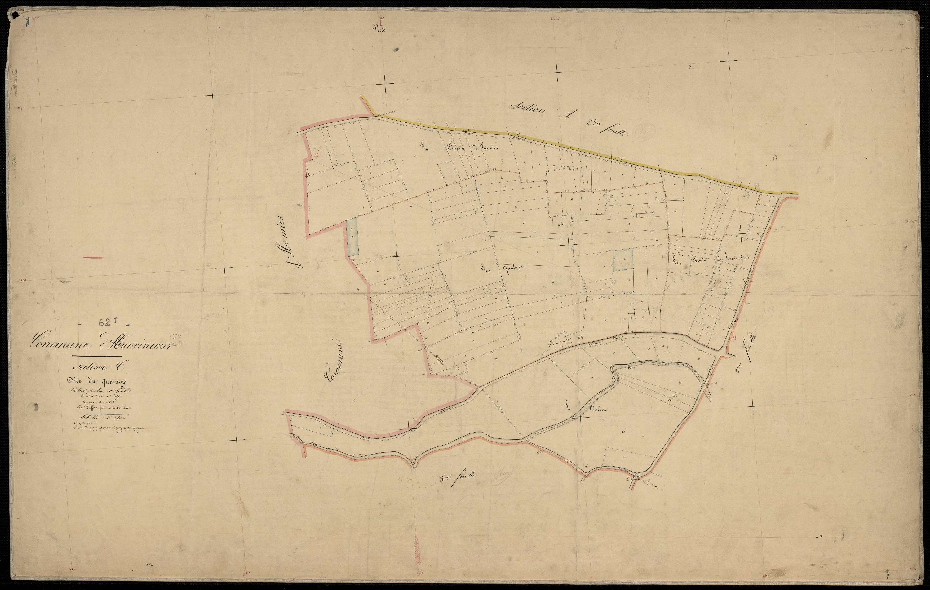 Havrincourt - Section C, 1re feuille