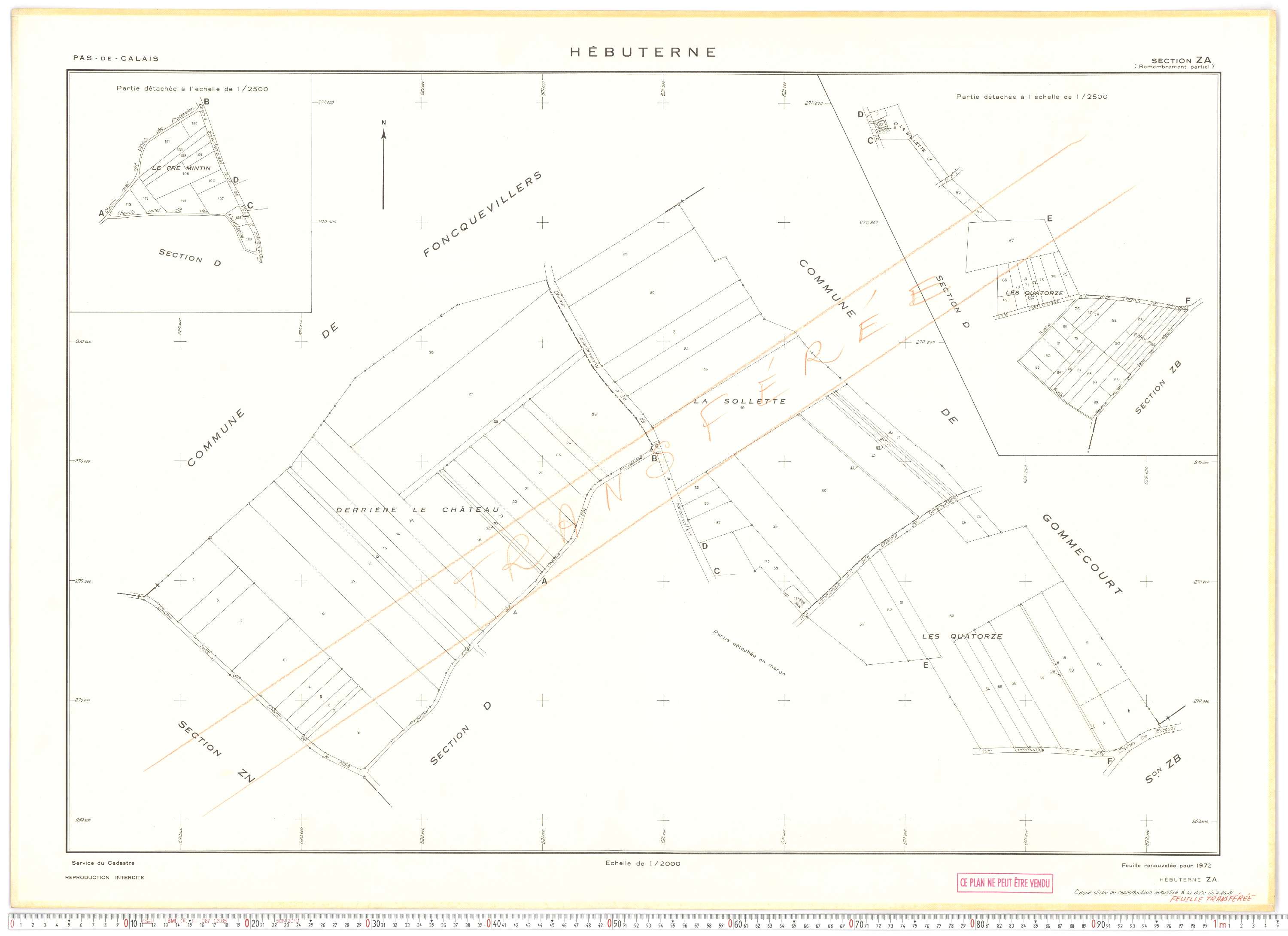Hébuterne - Section ZA.
