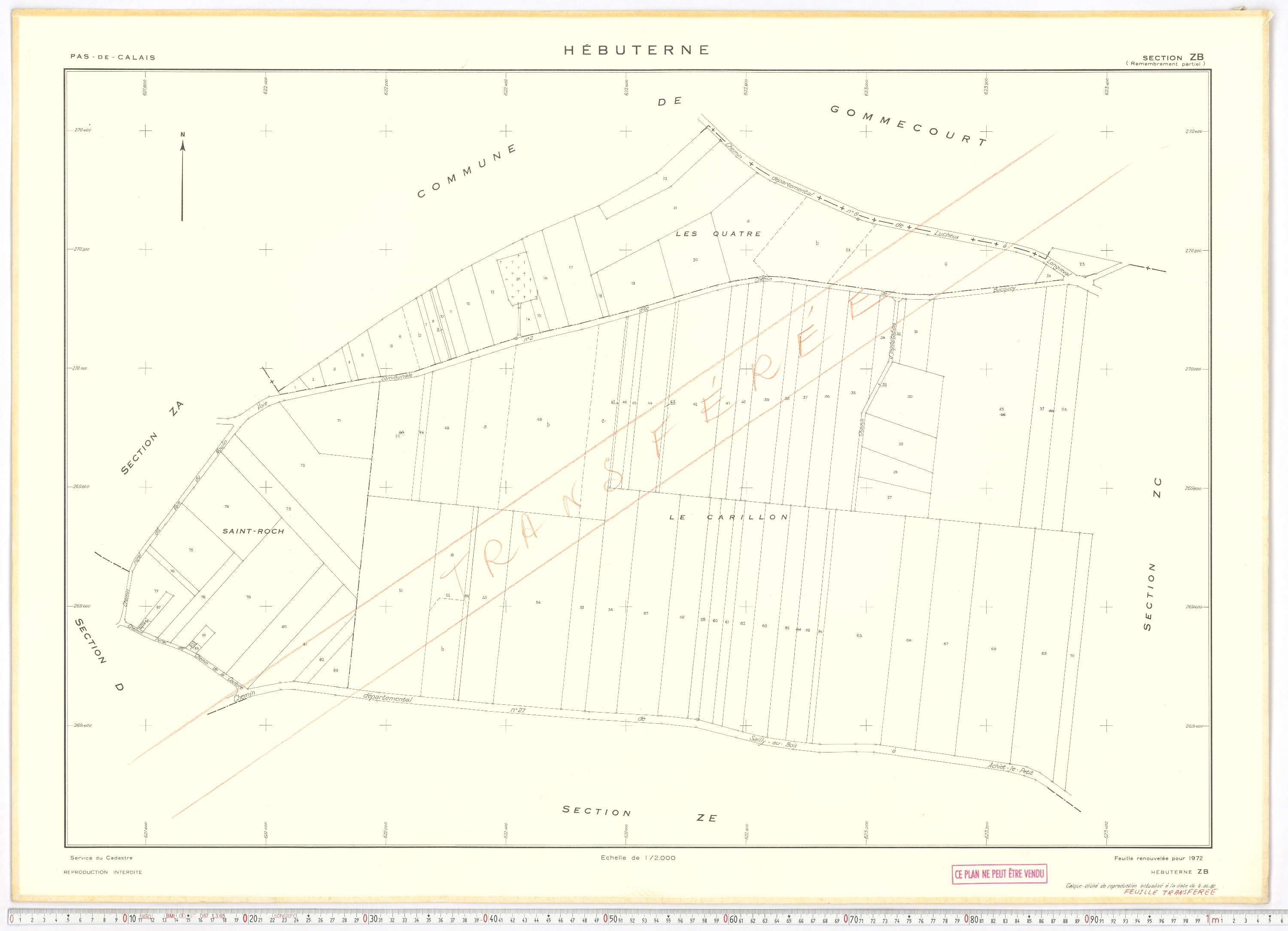 Hébuterne - Section ZB.