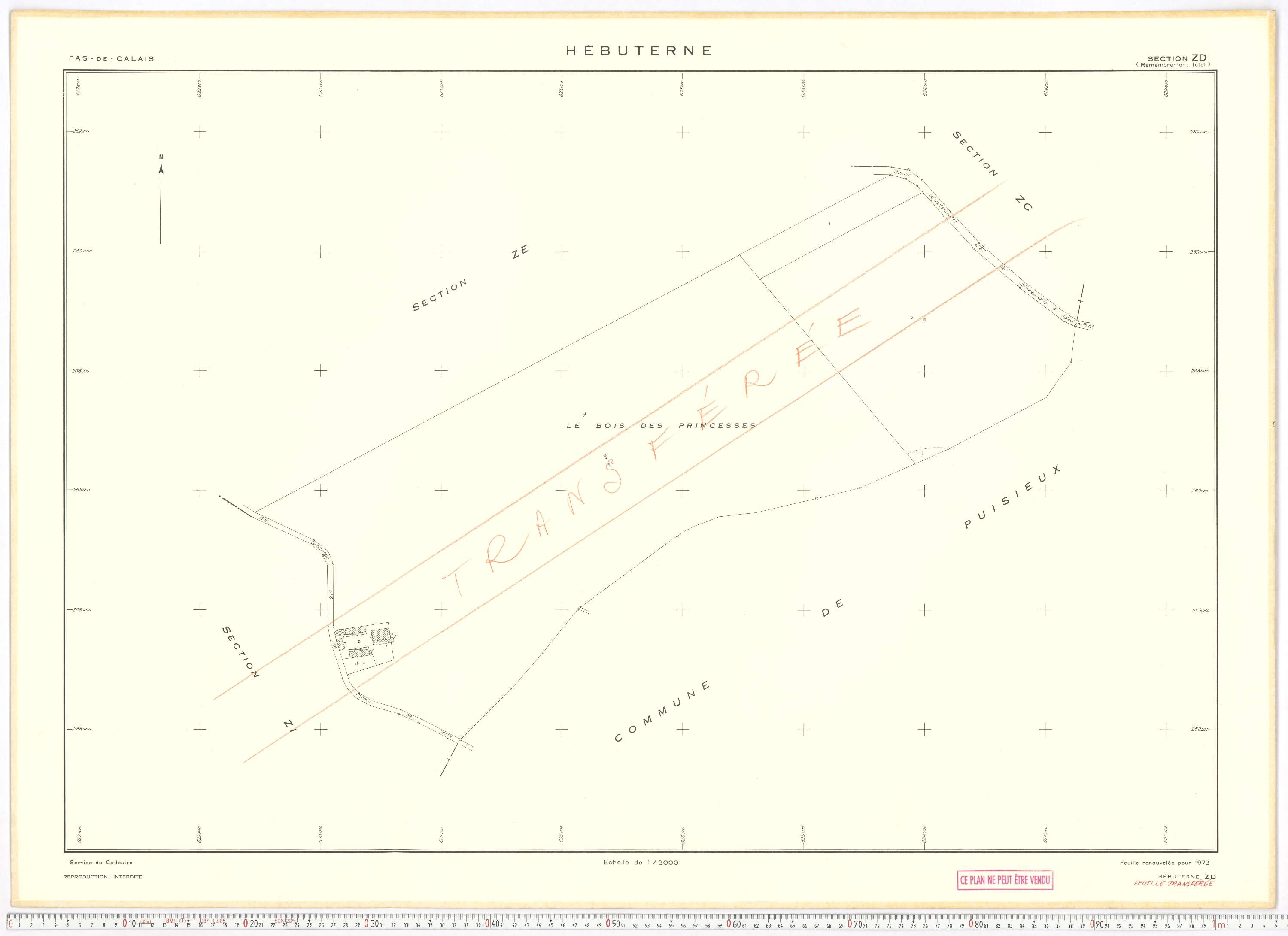 Hébuterne - Section ZD.