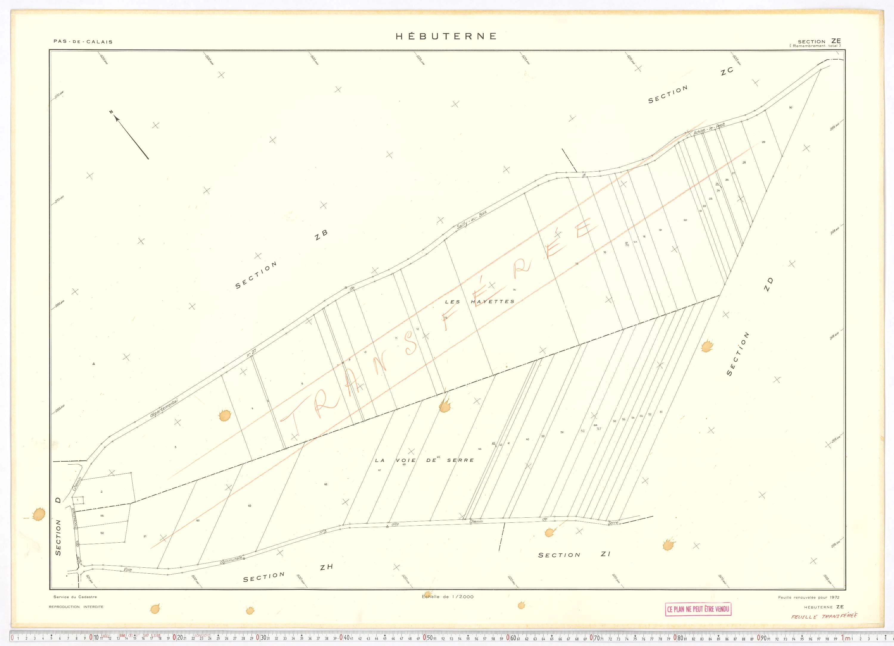 Hébuterne - Section ZE.
