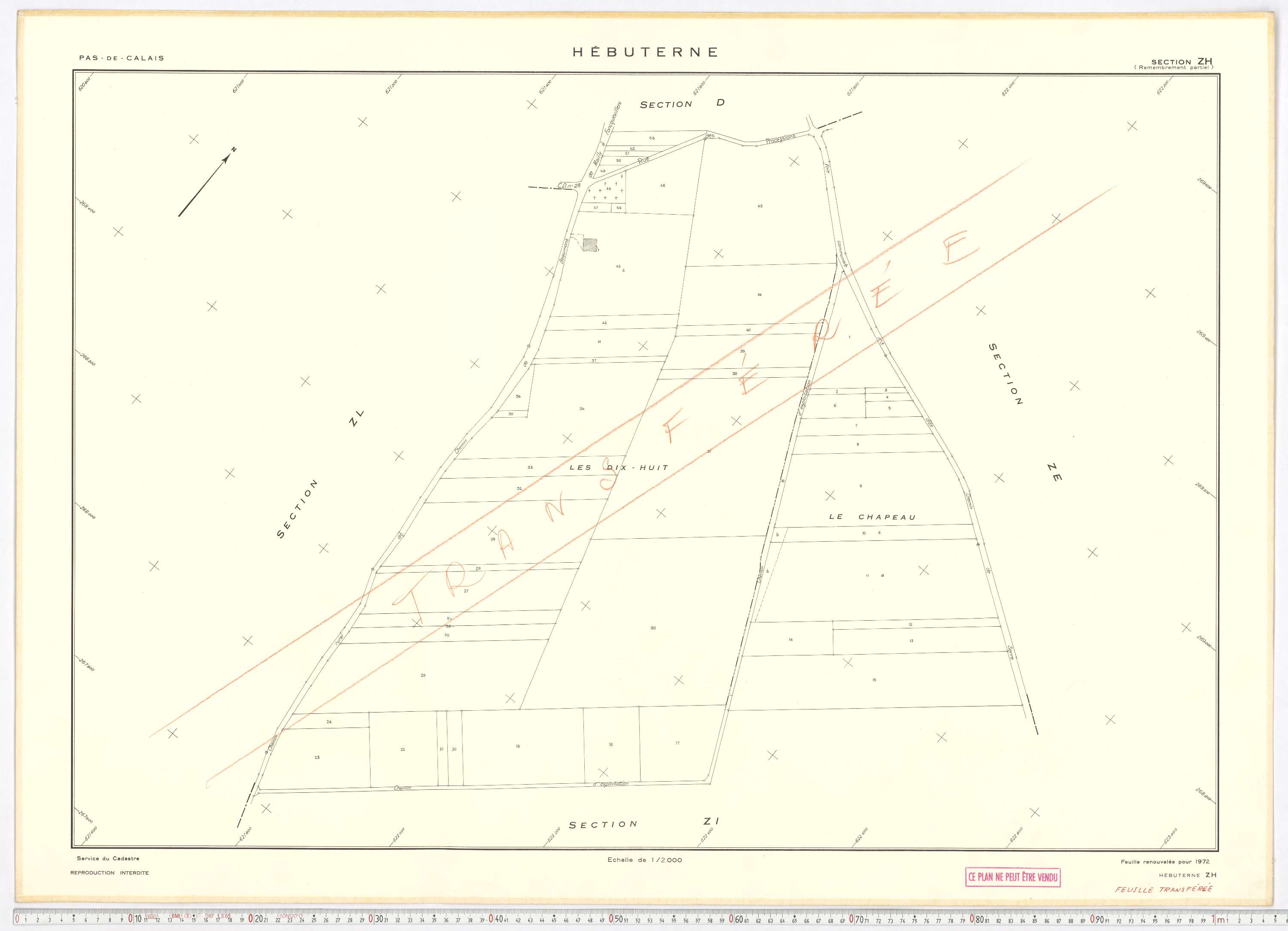 Hébuterne - Section ZH.