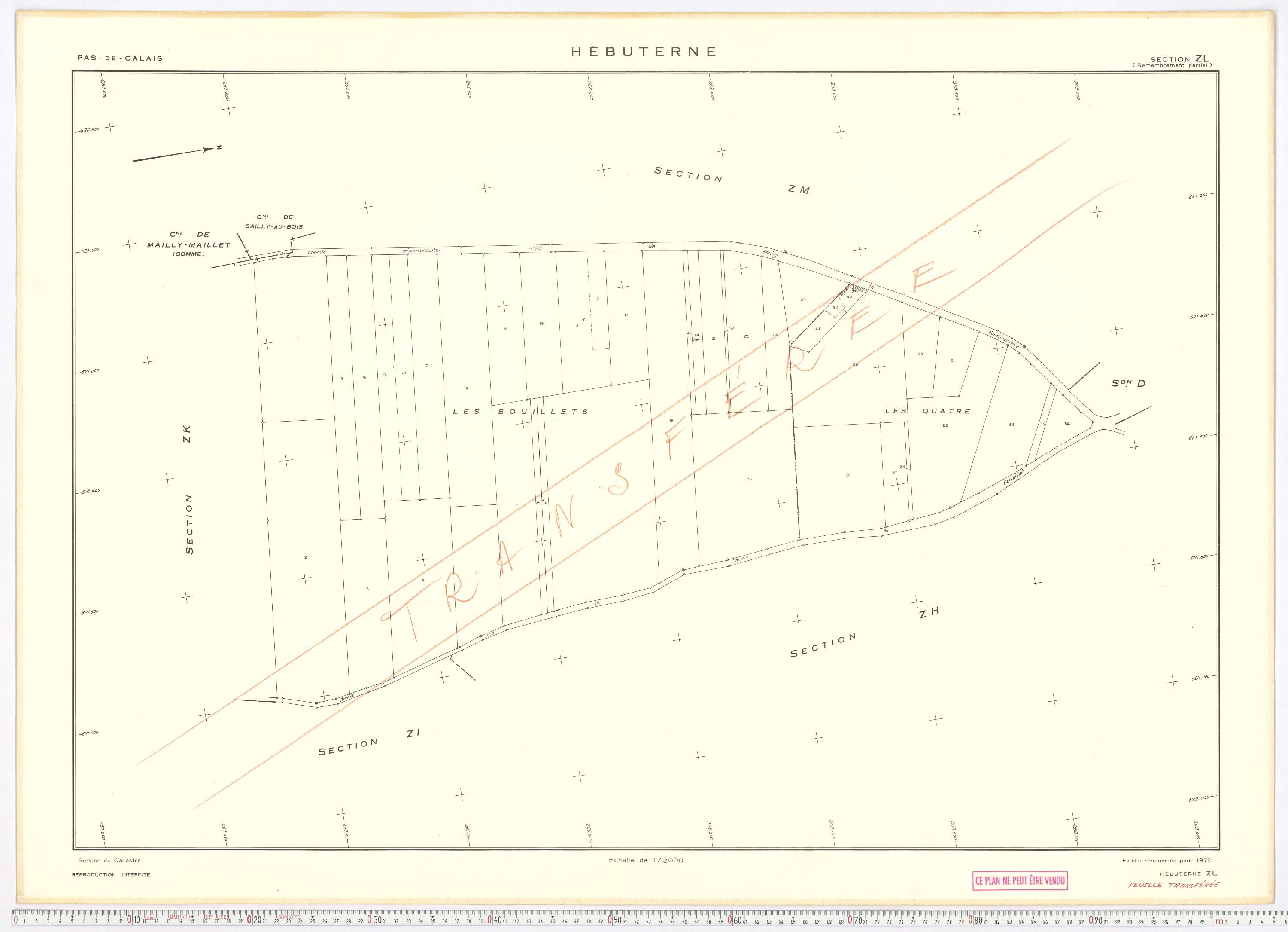 Hébuterne - Section ZL.