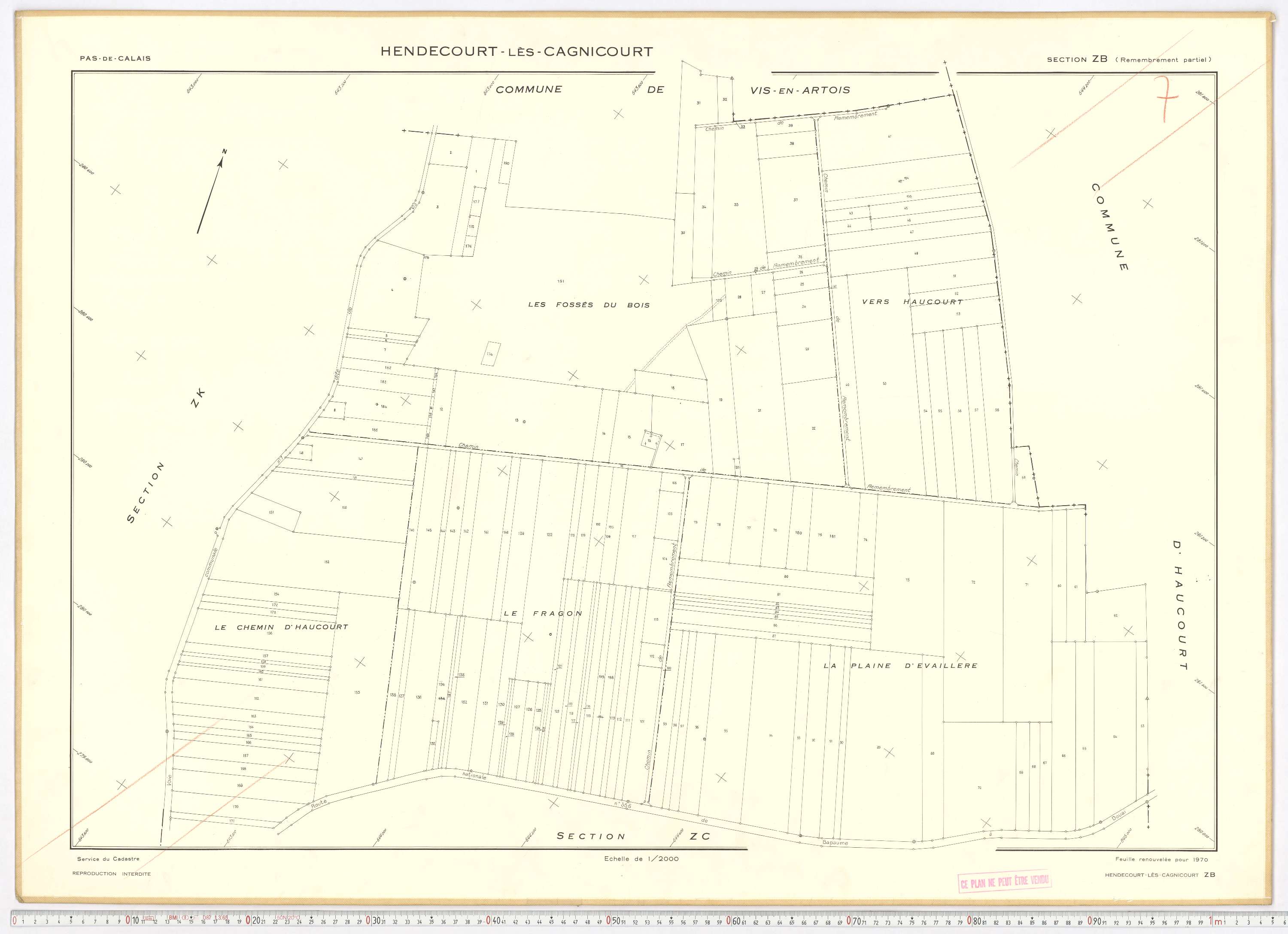 Hendecourt-lès-Cagnicourt - Section ZB.