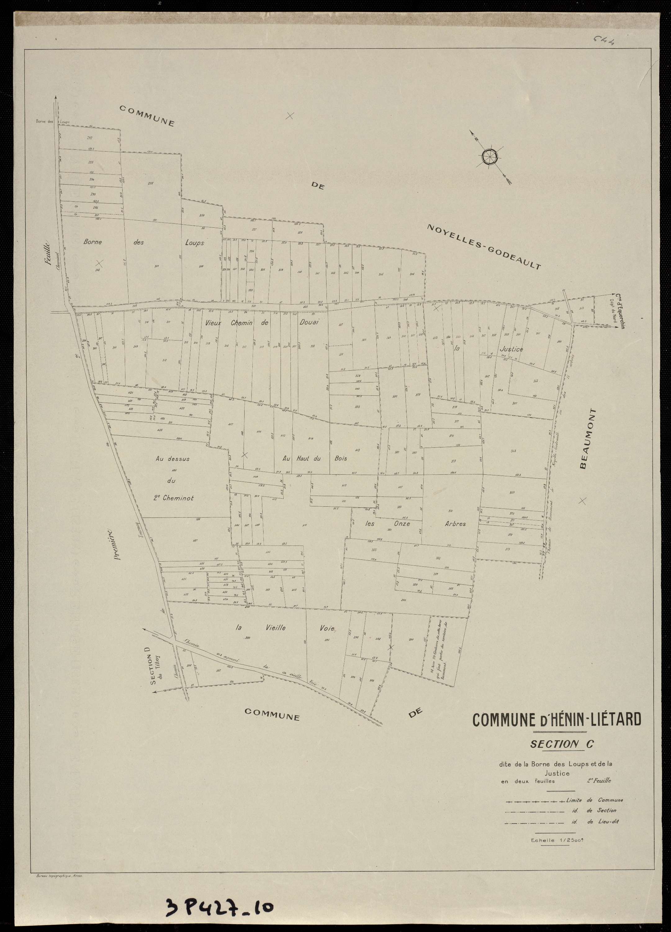 Hénin-Beaumont - Section C, 2e feuille