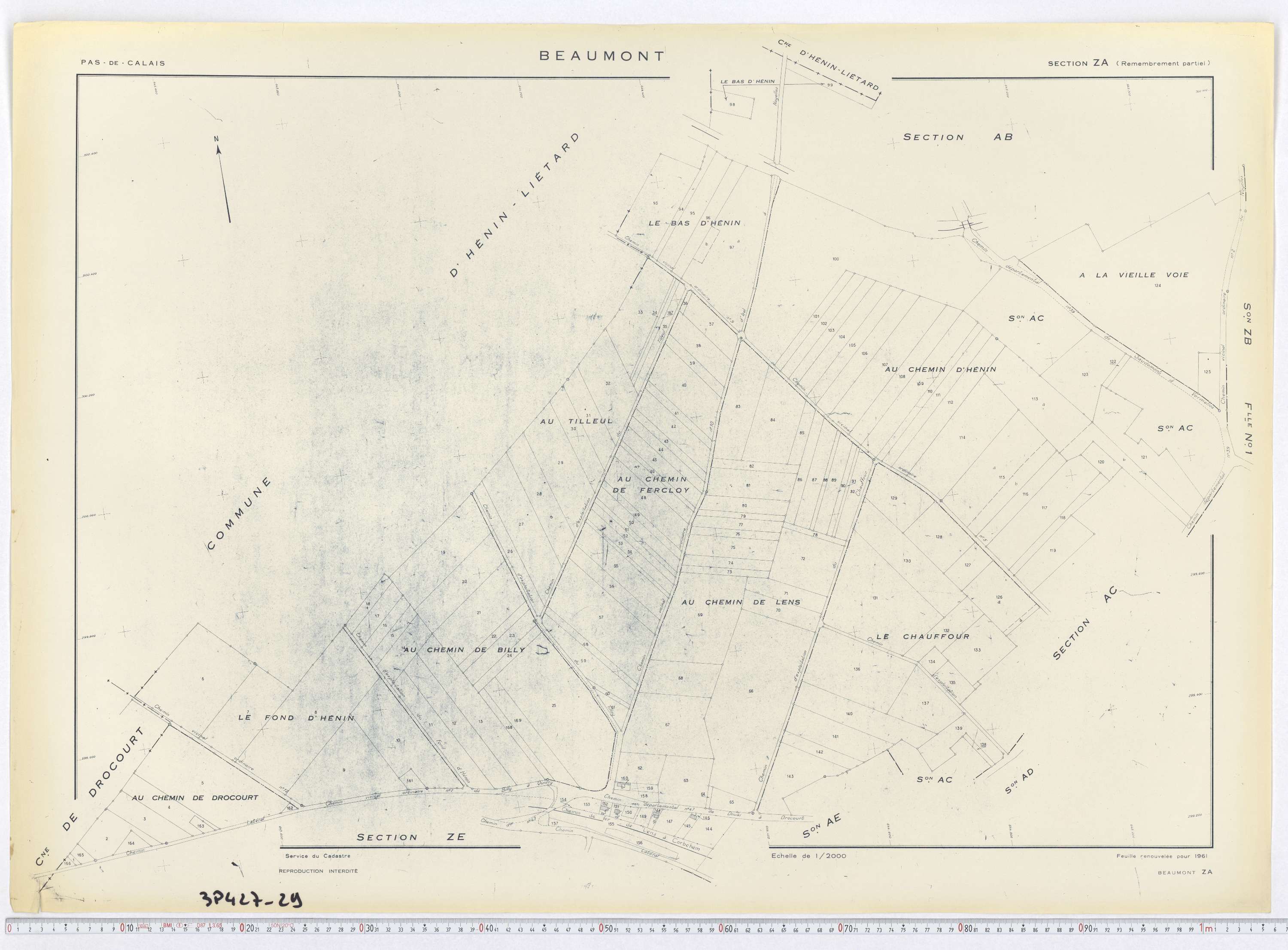 Hénin-Beaumont - Section AD.