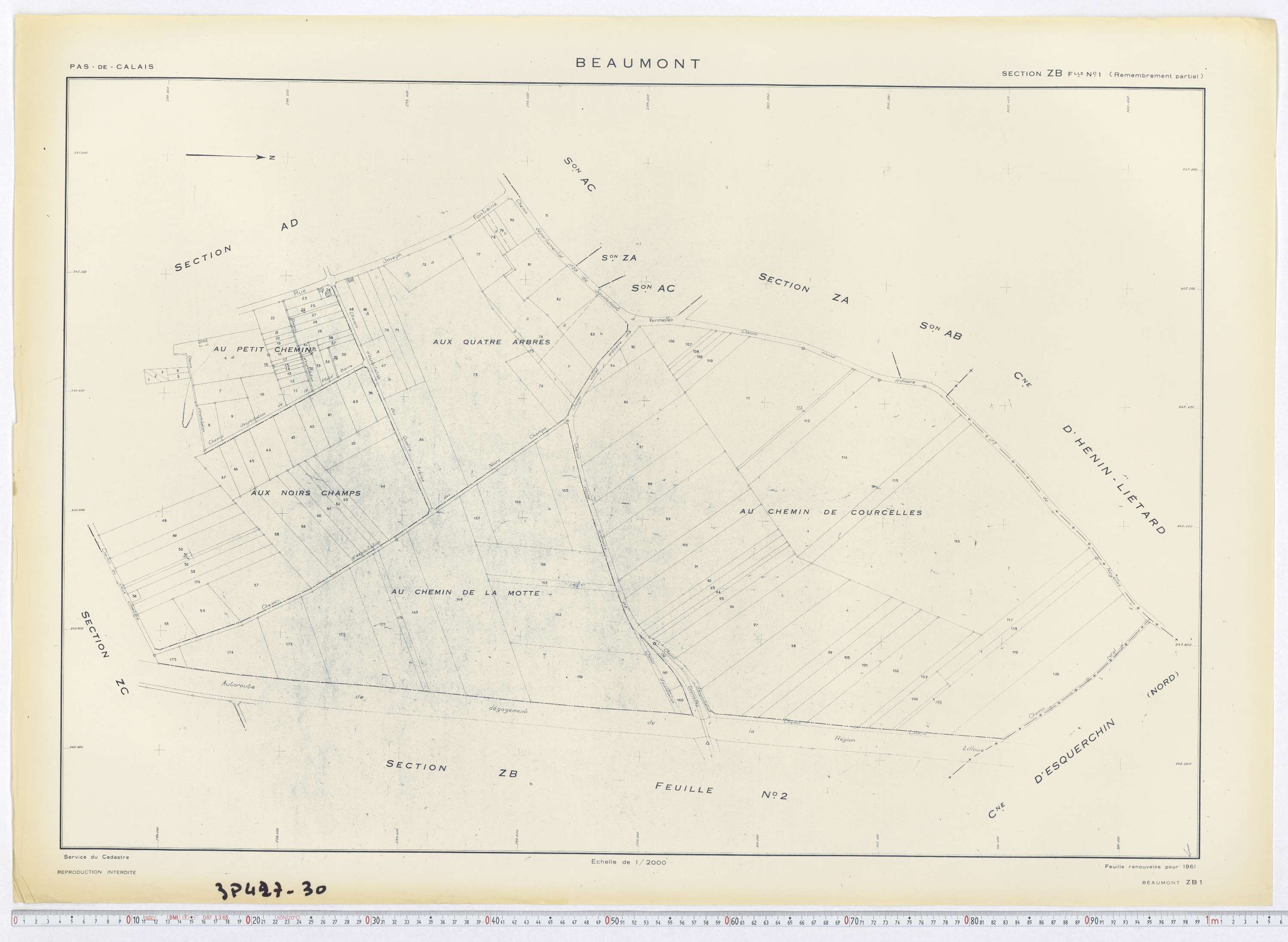Hénin-Beaumont - Section ZA.