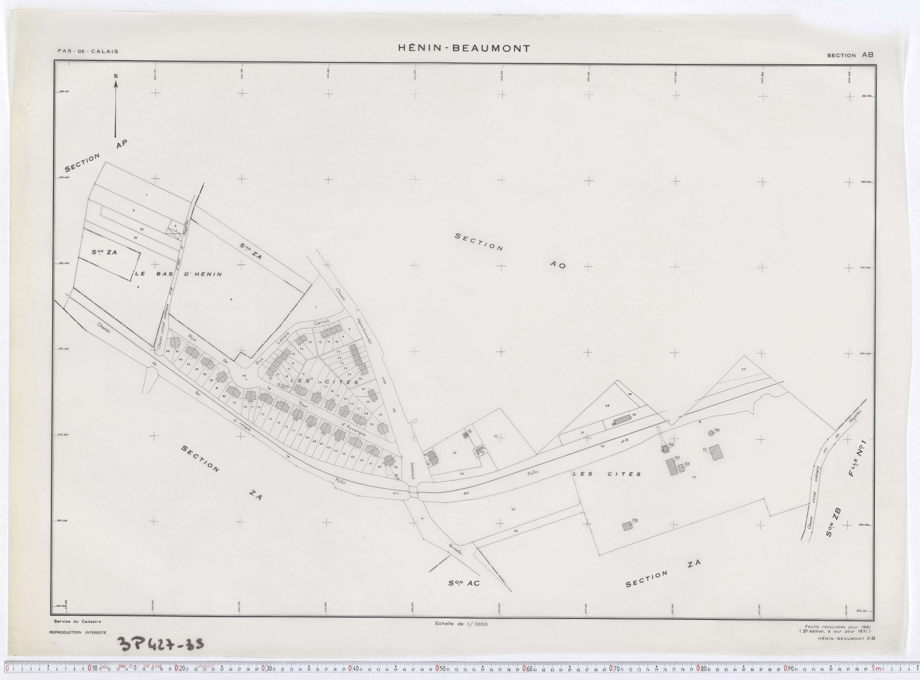 Hénin-Beaumont - Section ZE.