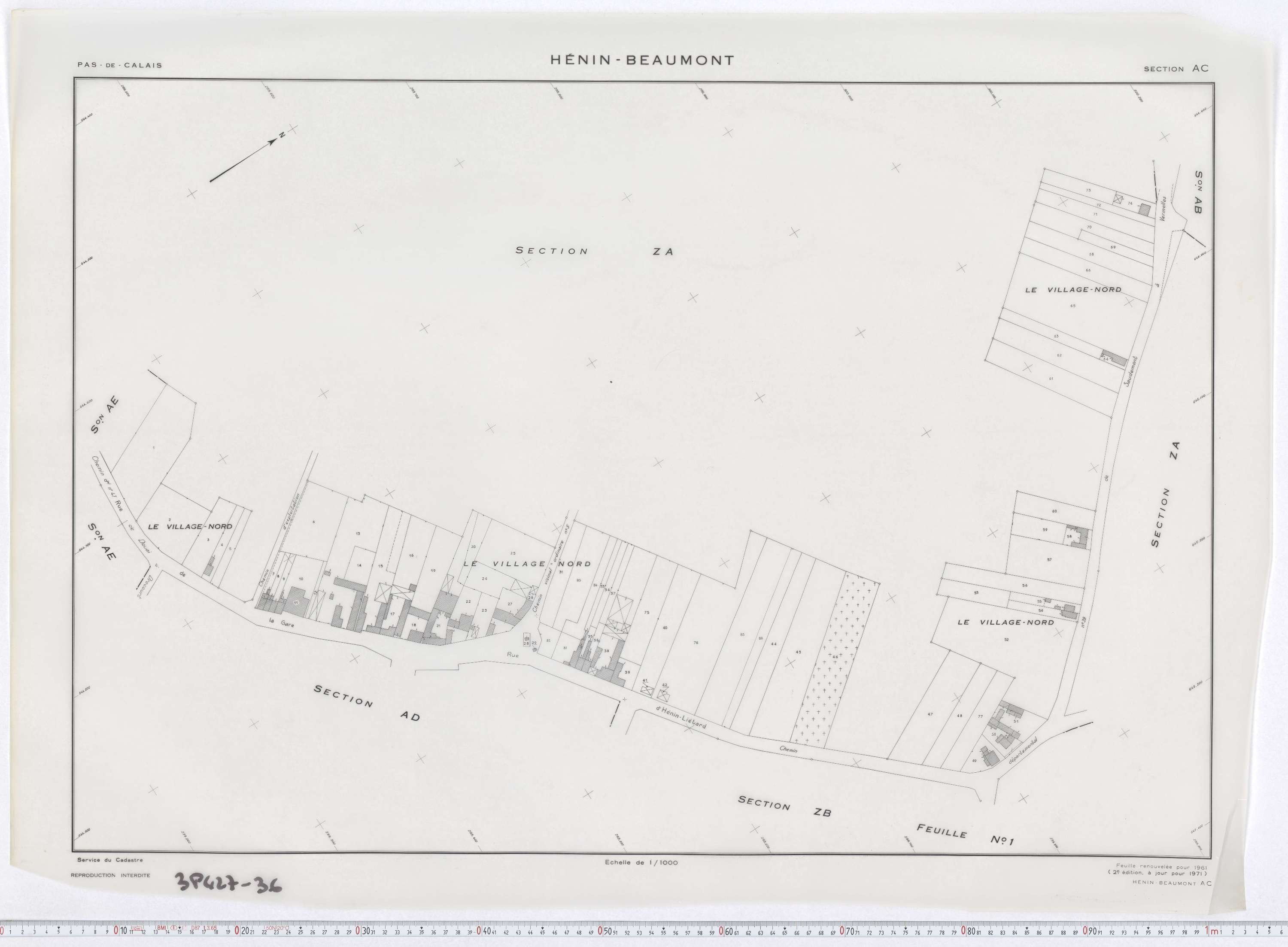 Hénin-Beaumont - Section AB.