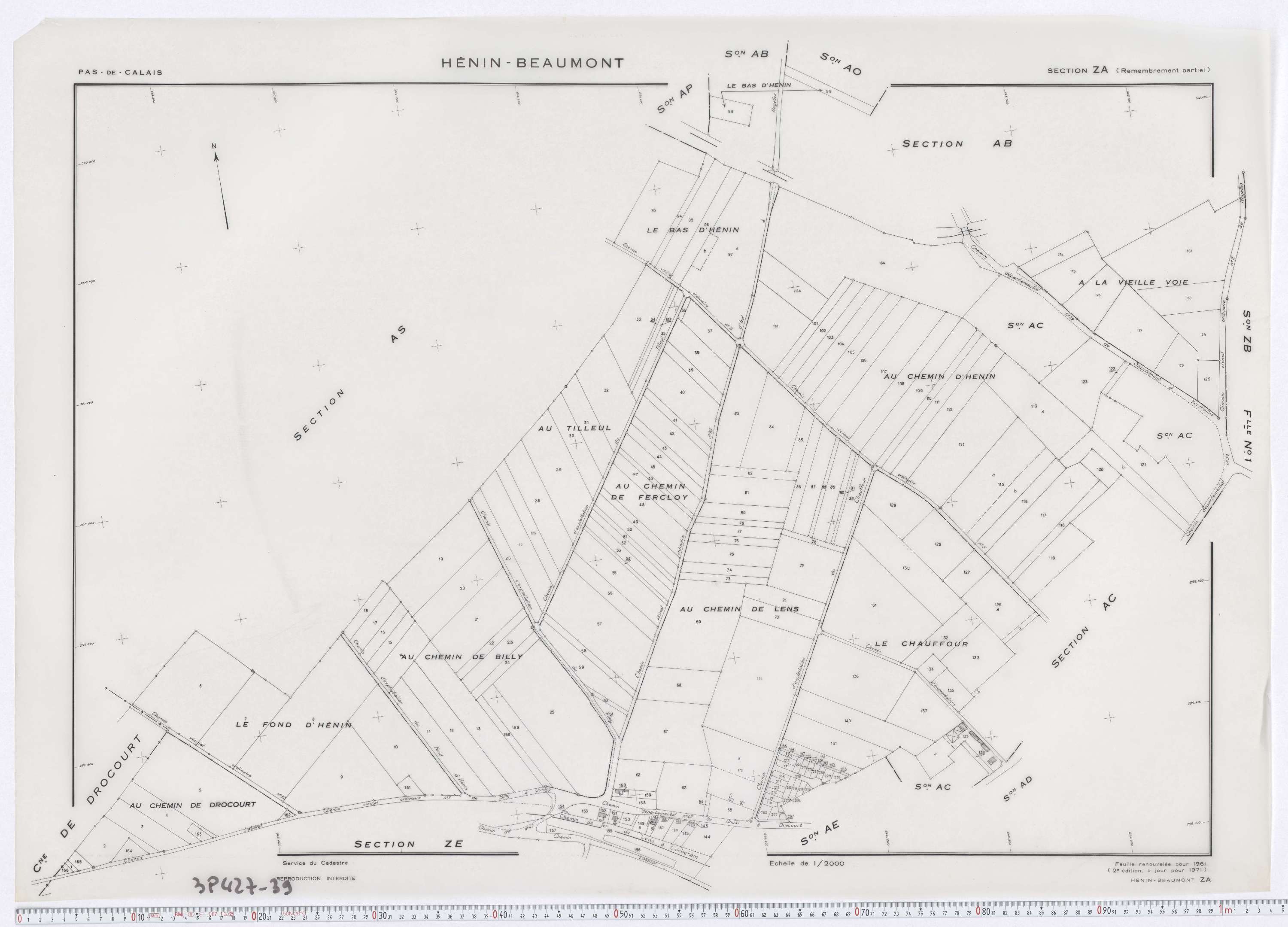 Hénin-Beaumont - Section AE.