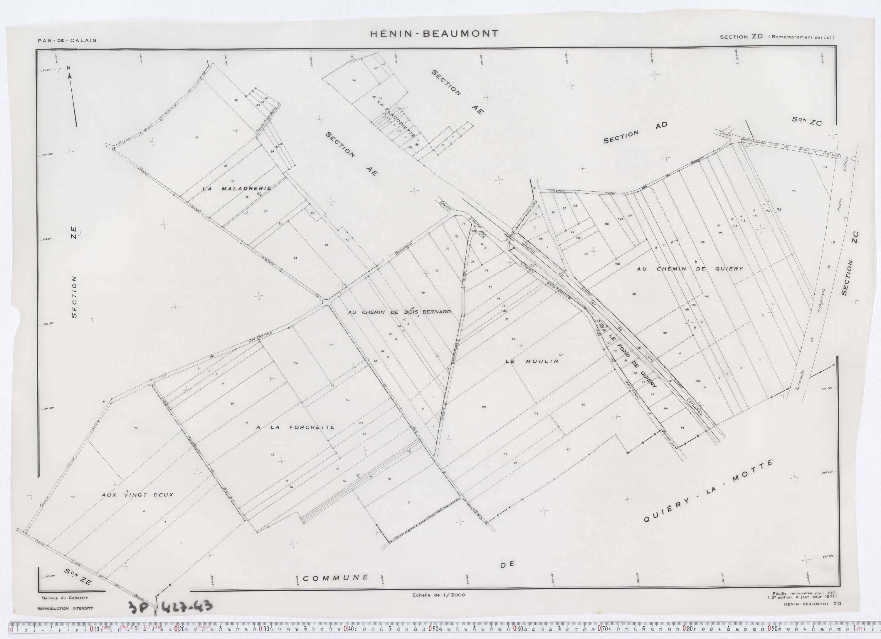Hénin-Beaumont - Section ZC.