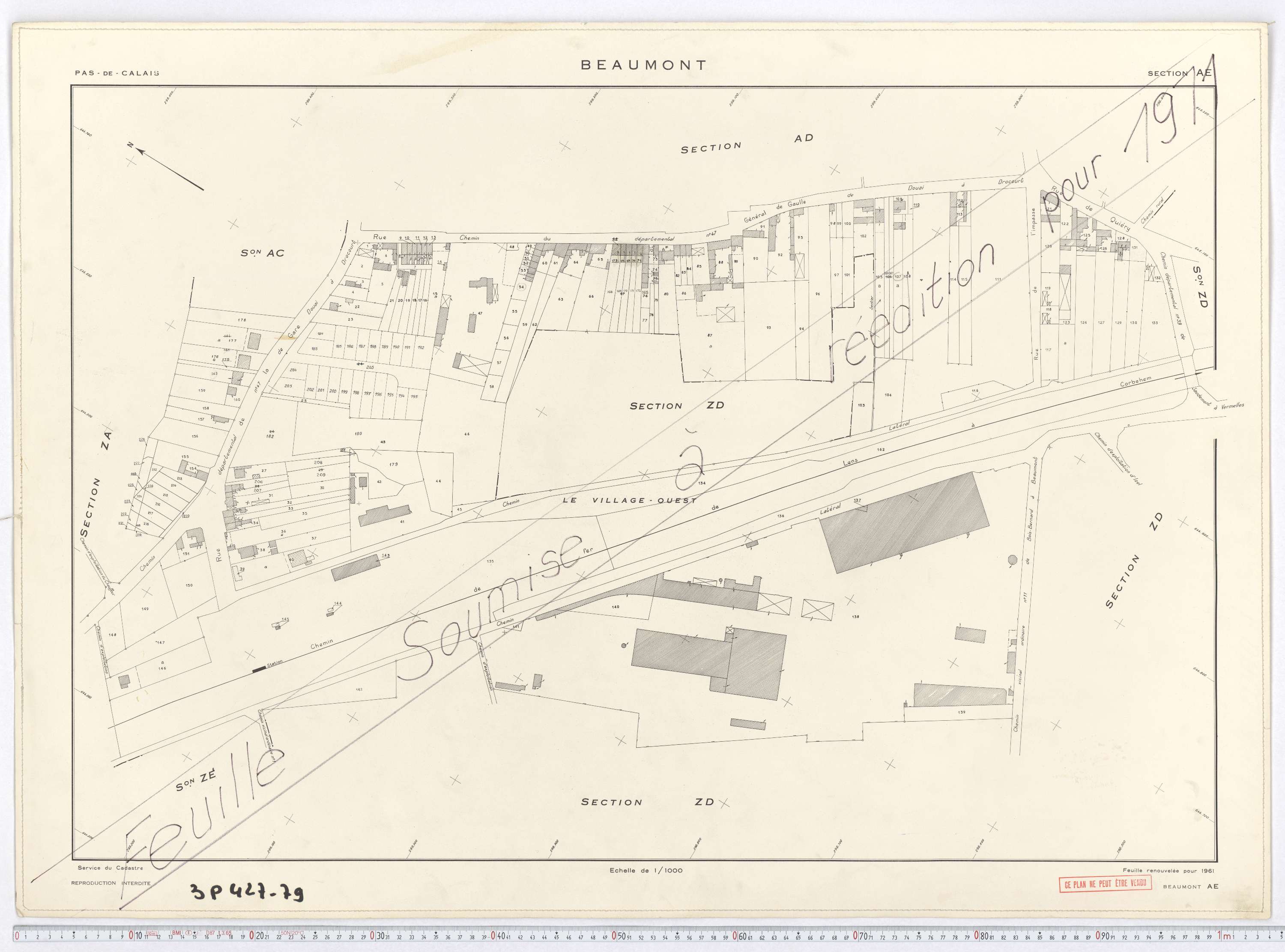 Hénin-Beaumont - Section AD.