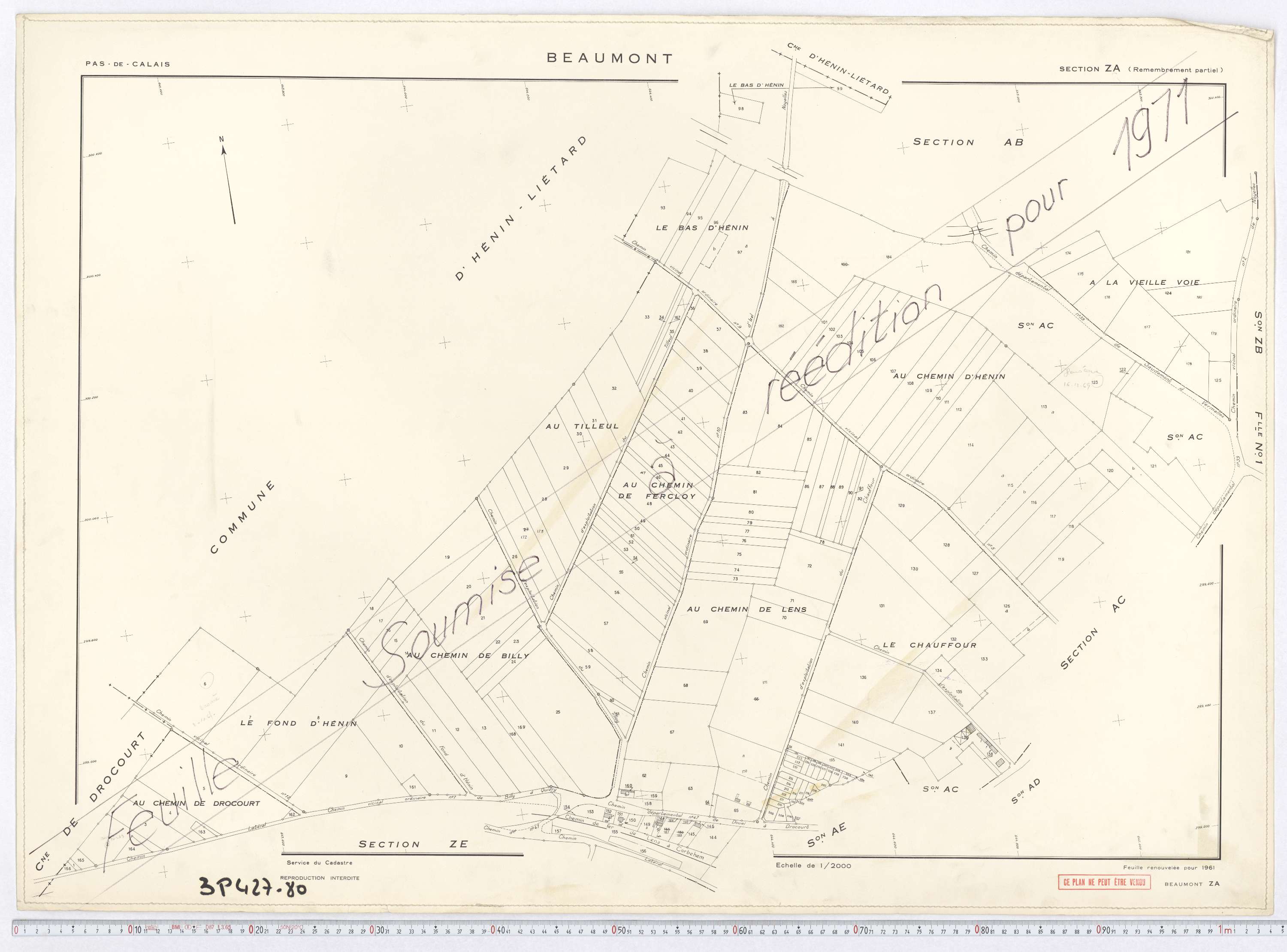 Hénin-Beaumont - Section AE.