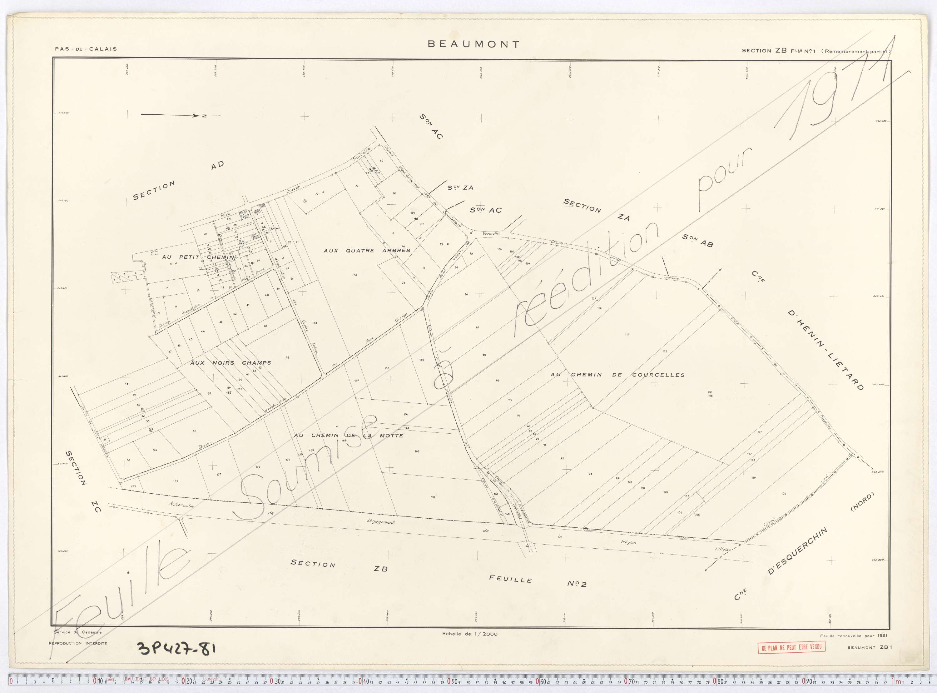 Hénin-Beaumont - Section ZA.