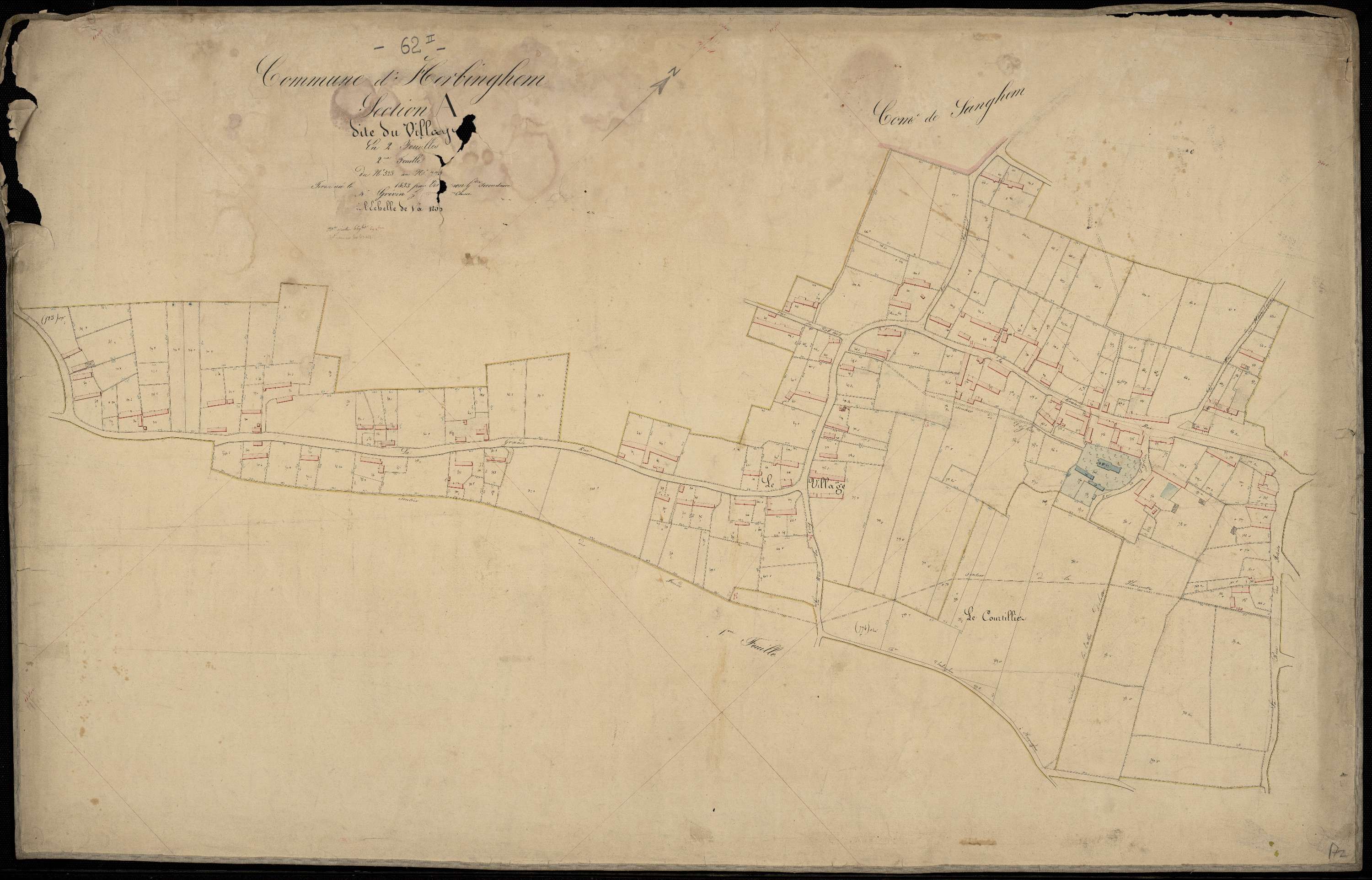 Herbinghen - Section A, 2e feuille