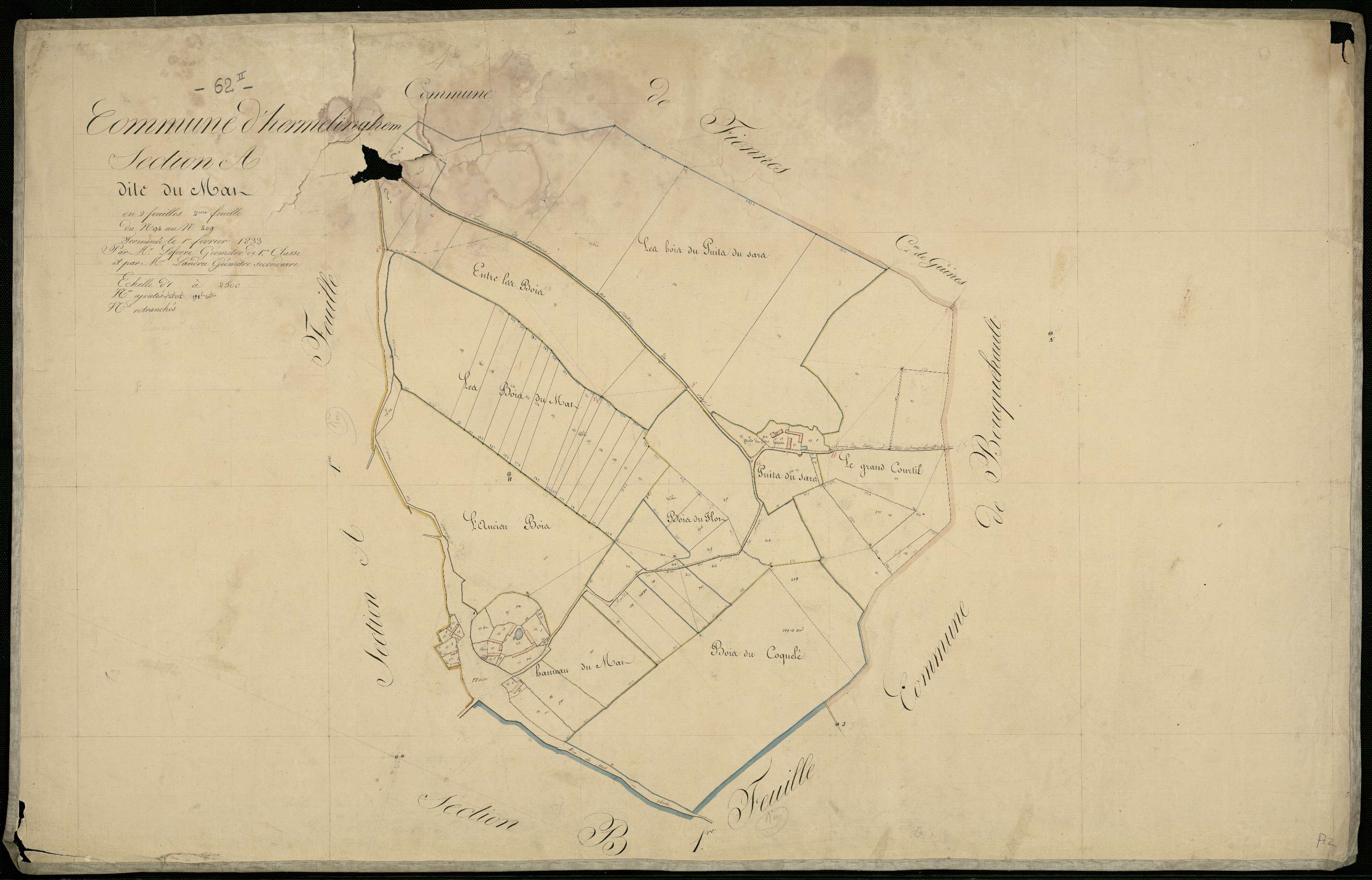 Hermelinghen - Section A, 2e feuille