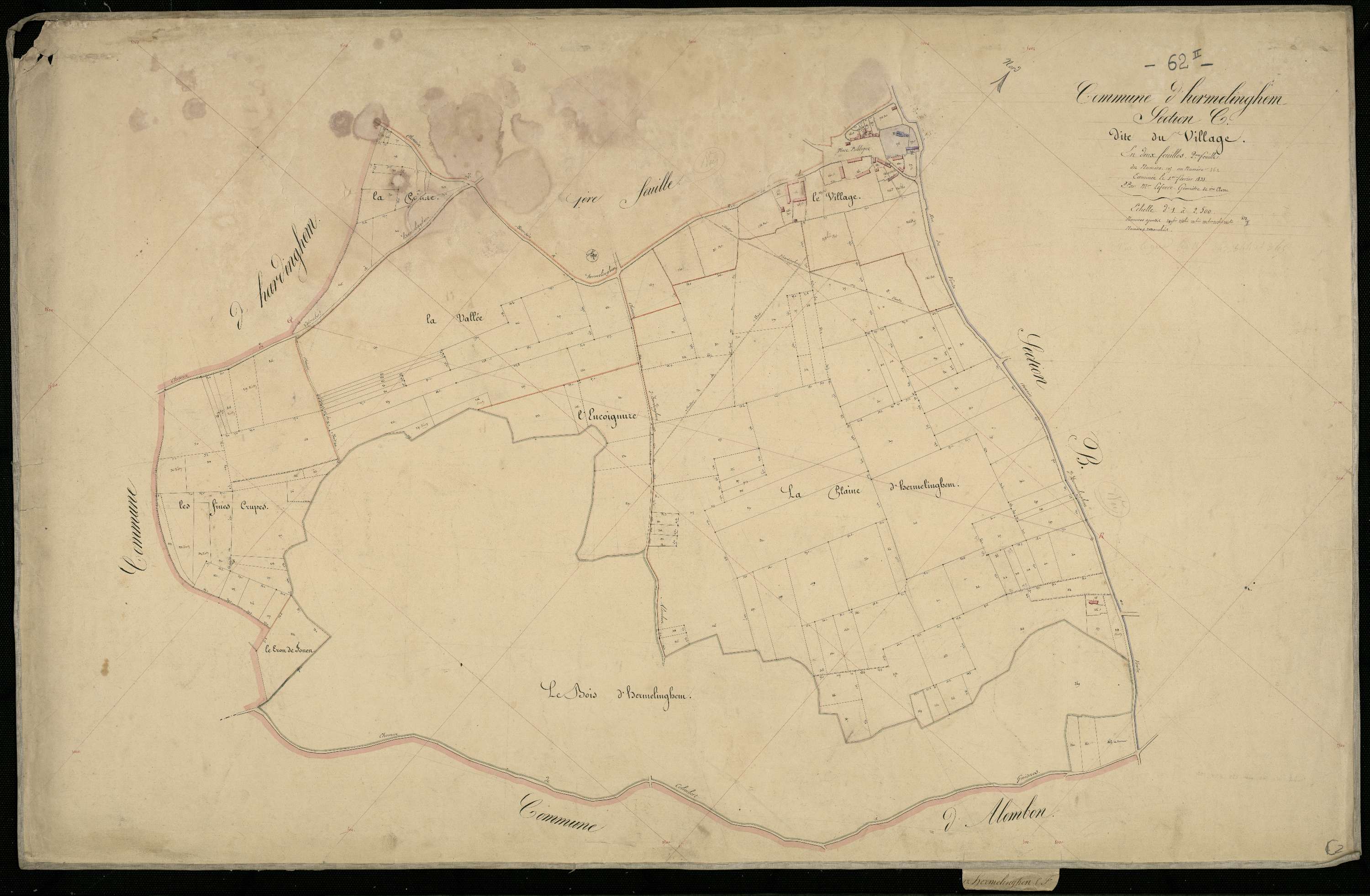 Hermelinghen - Section C, 2e feuille