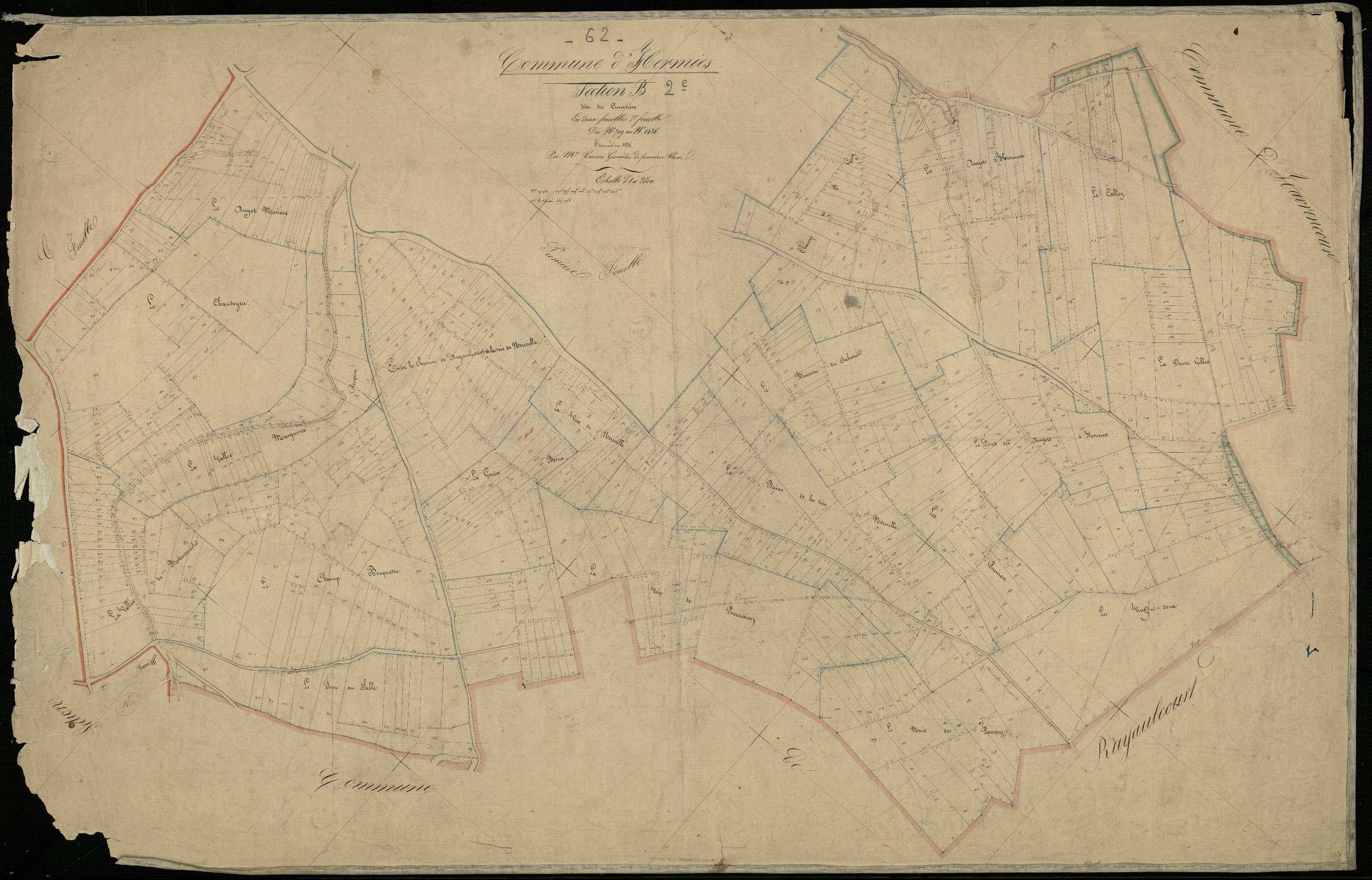Hermies - Section B, 2e feuille