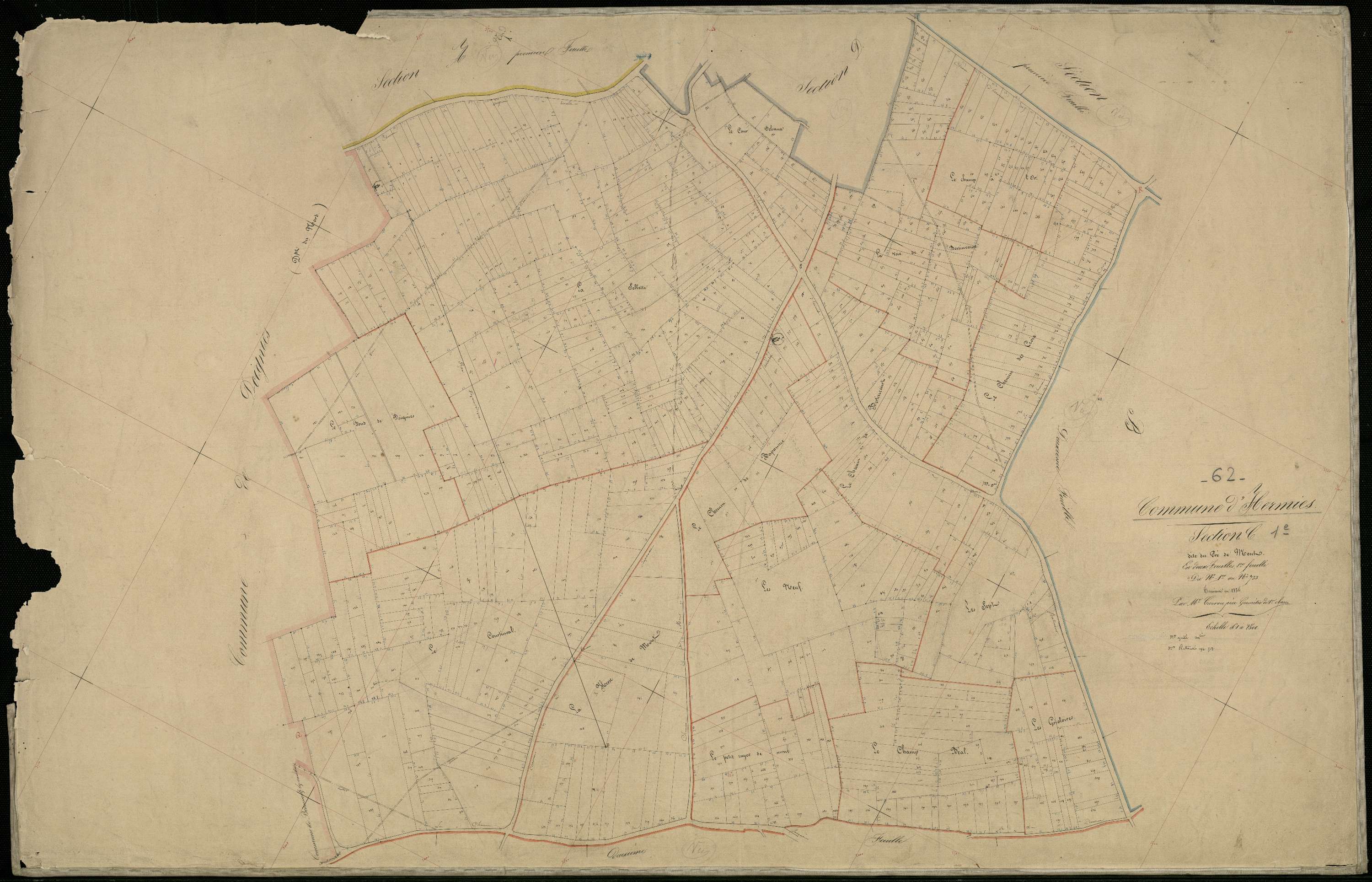 Hermies - Section C, 1re feuille