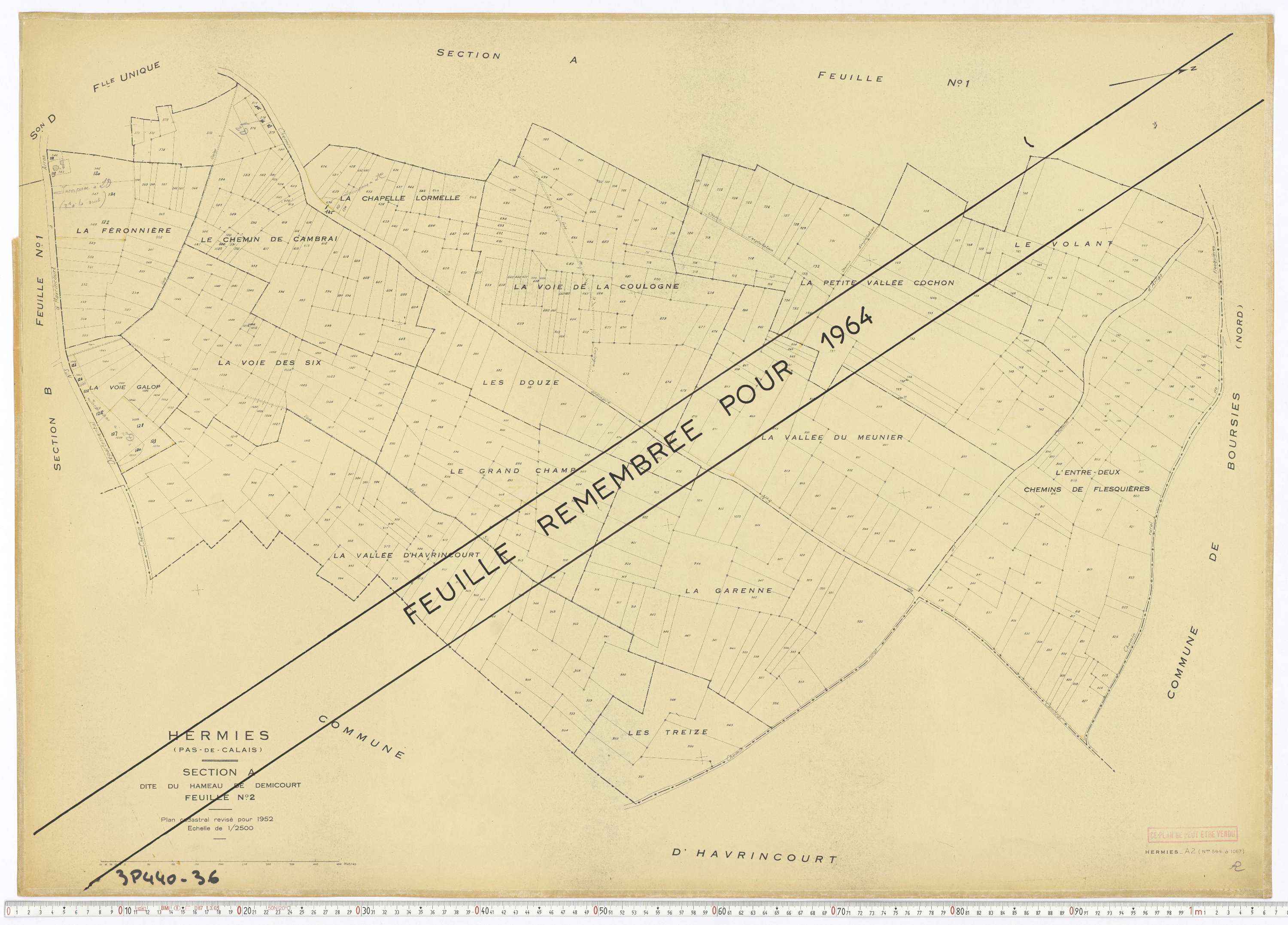 Hermies - Section A, feuille 2.