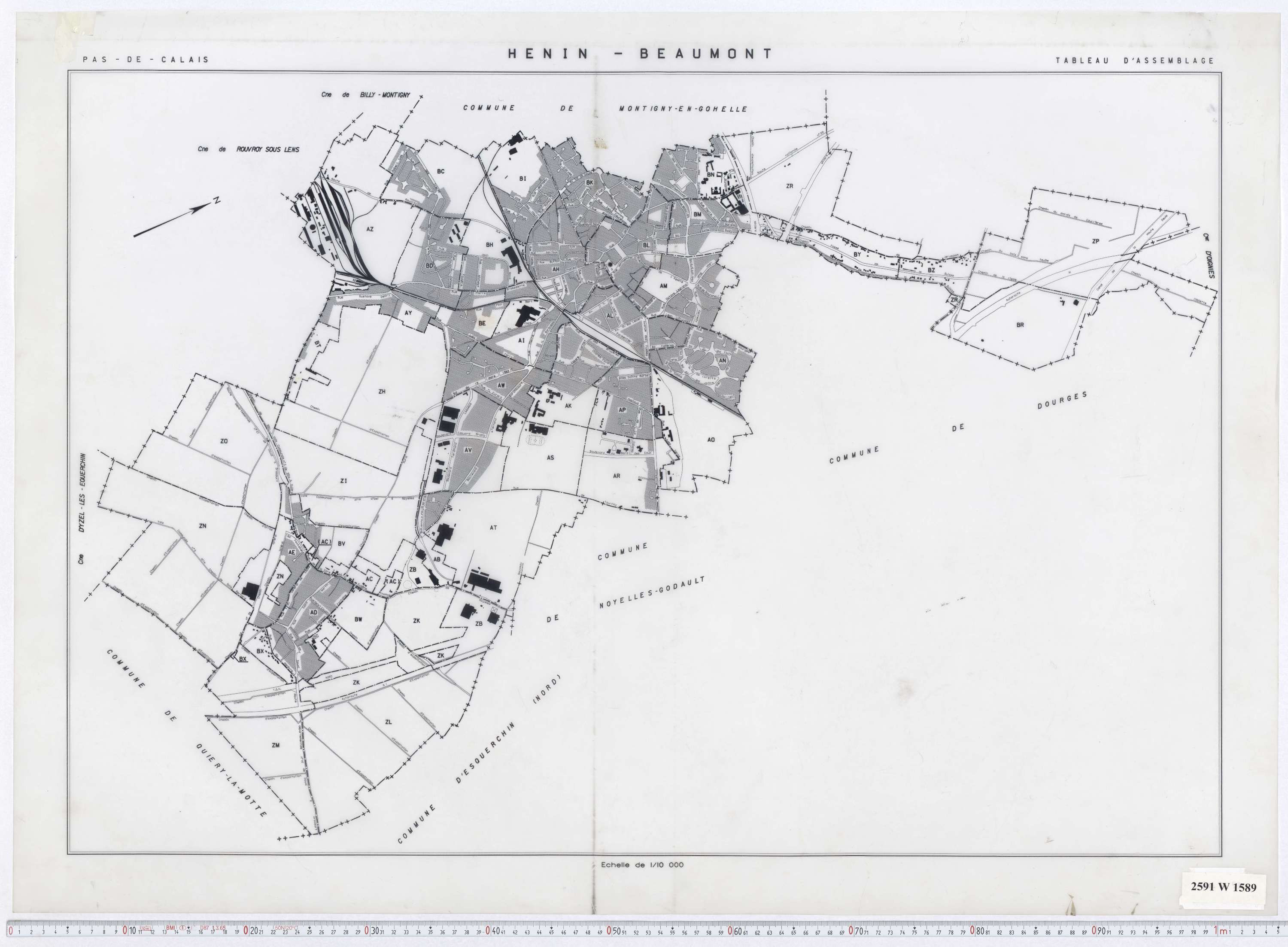 Hermin - Tableau d'assemblage.