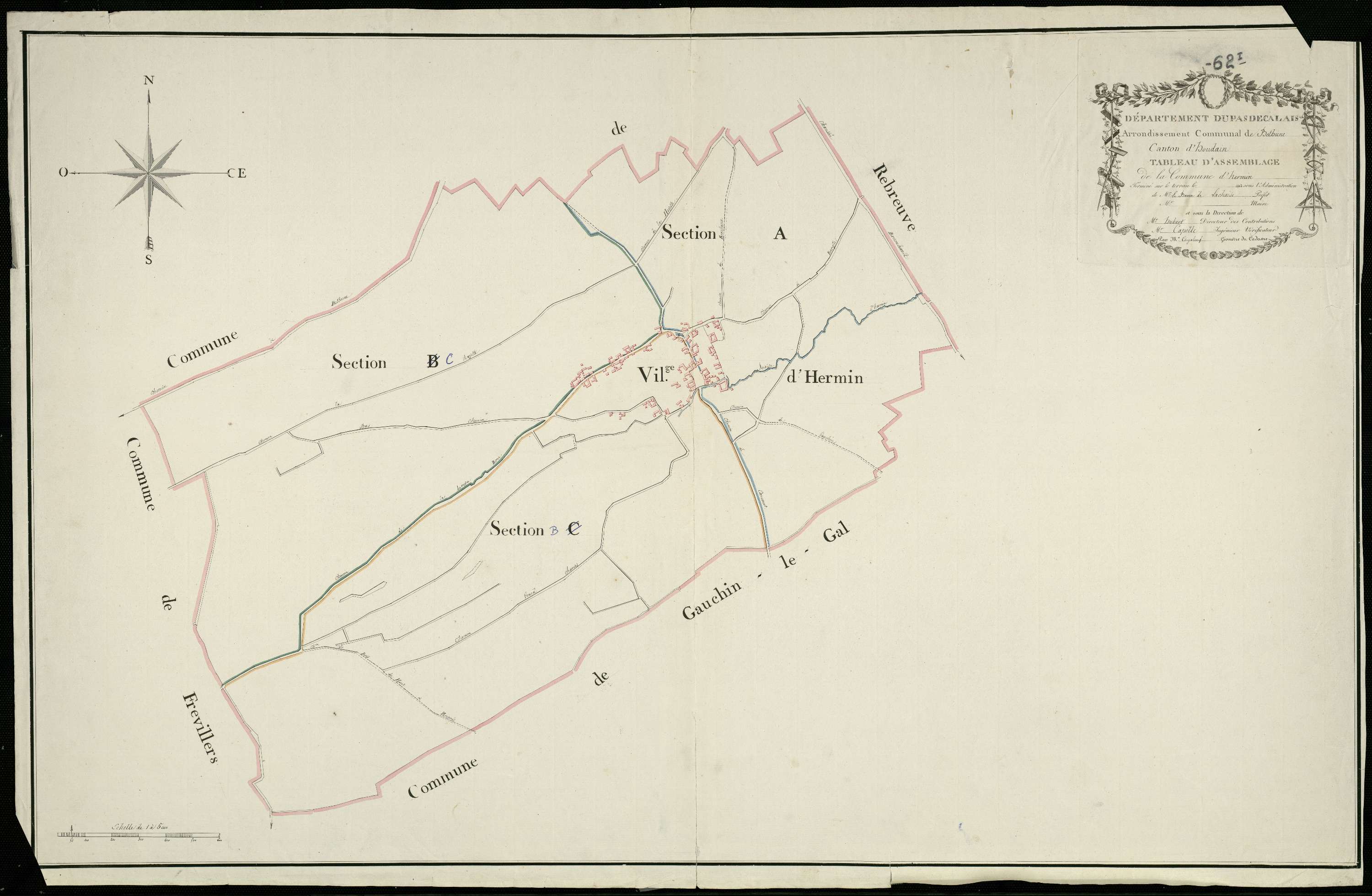 Hermin - Tableau d'assemblage