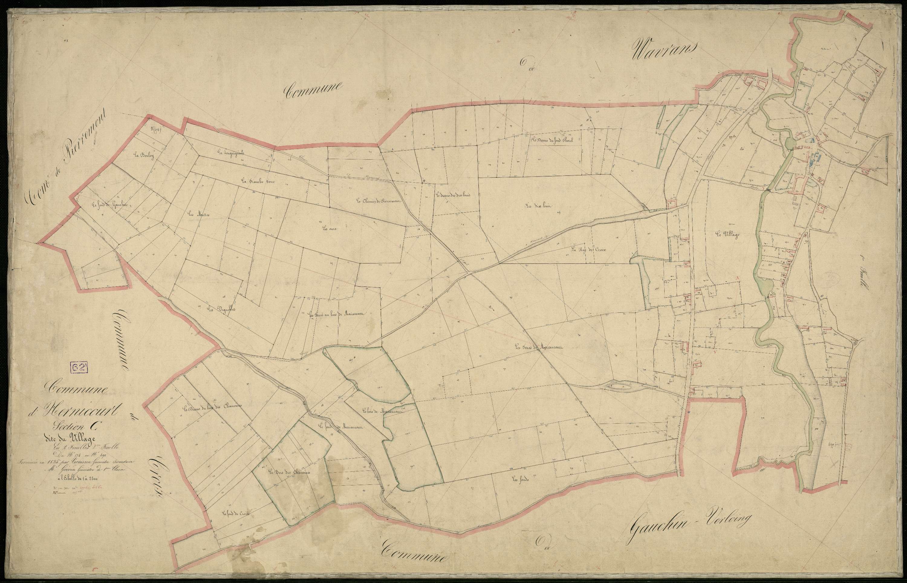 Hernicourt - Section C, 2e feuille