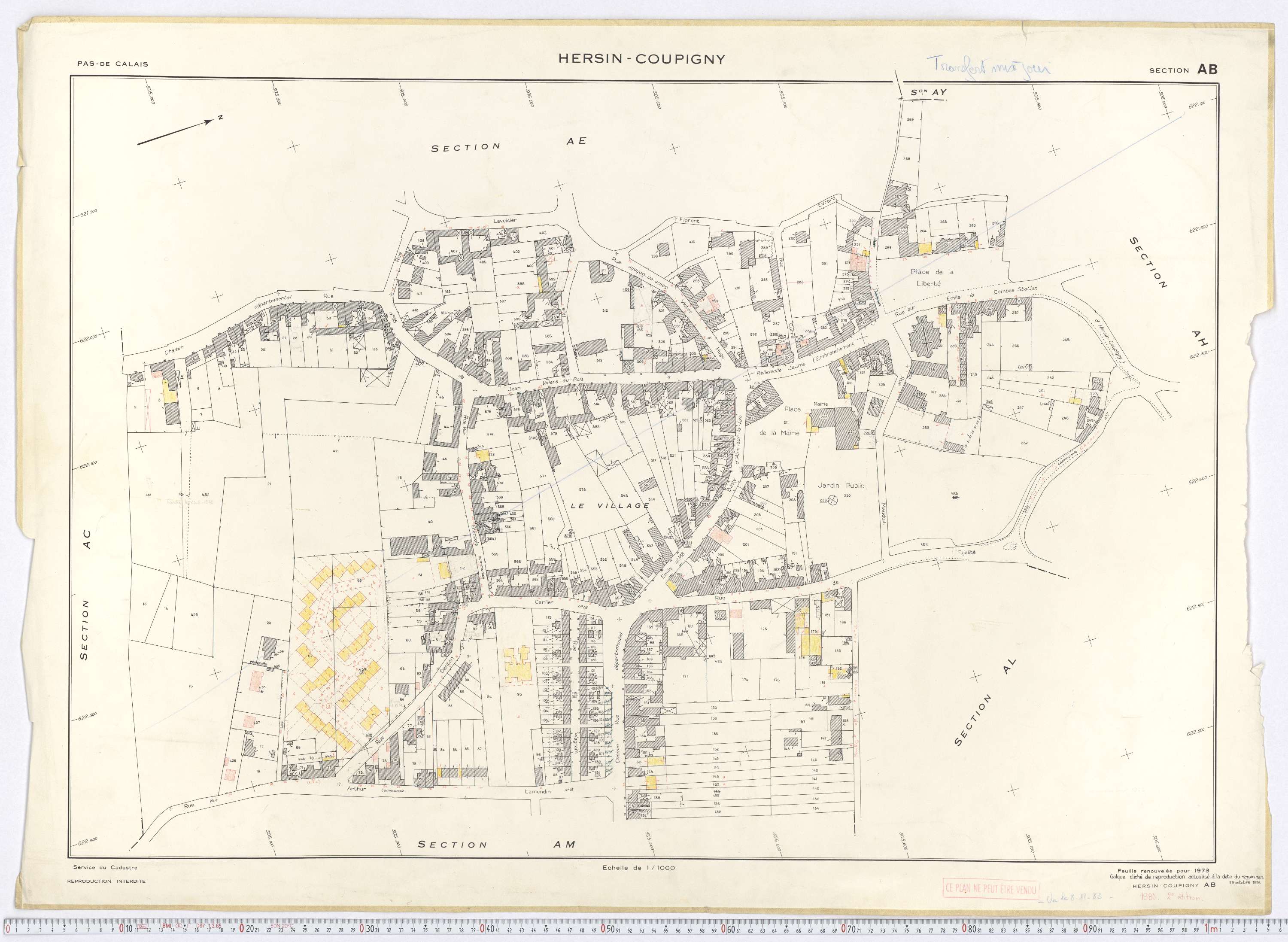 Hersin-Coupigny - Section AB.