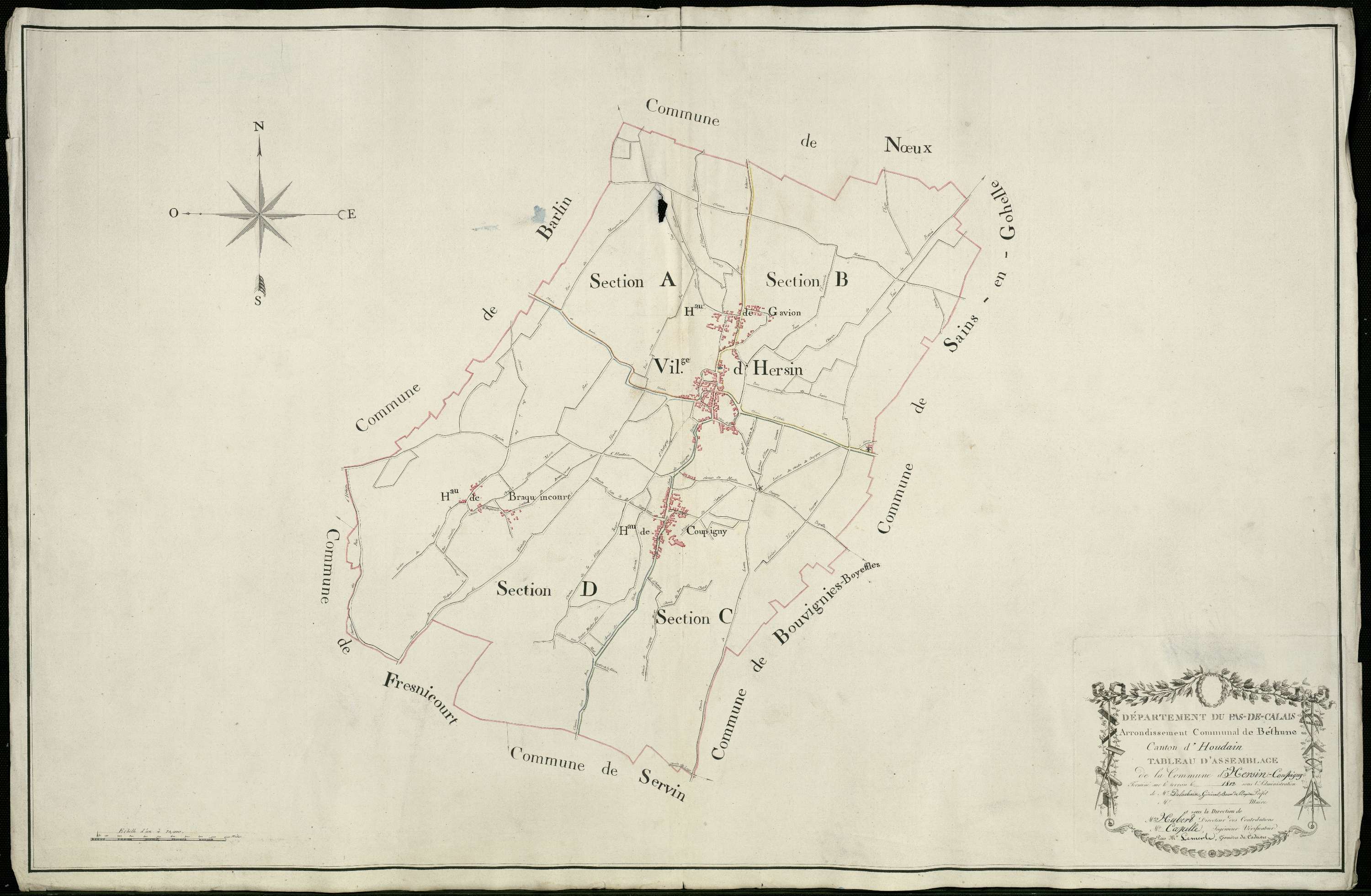 Hersin-Coupigny - Tableau d'assemblage