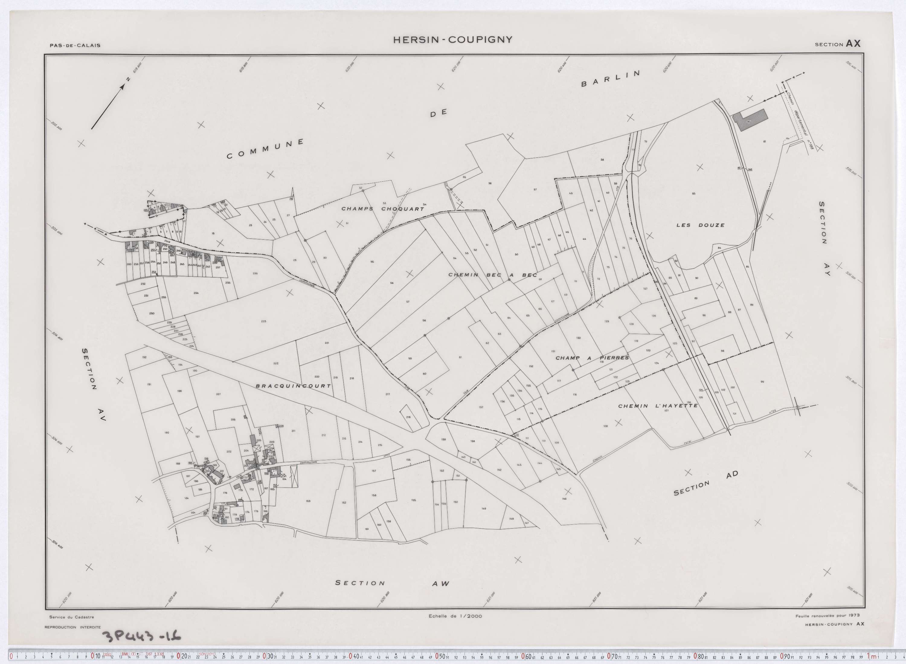 Hersin-Coupigny - Section AX.