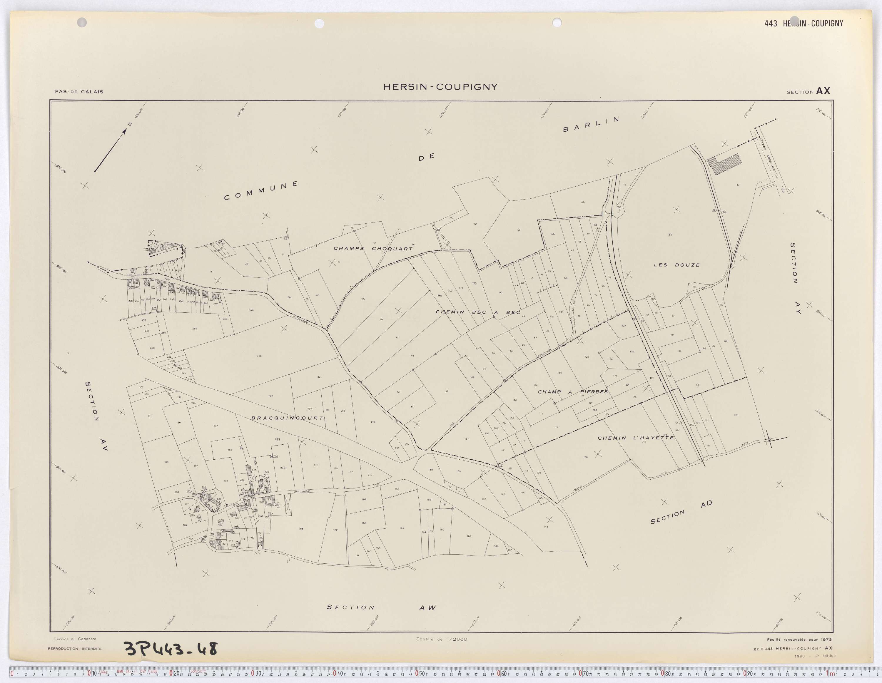 Hersin-Coupigny - Section AX.