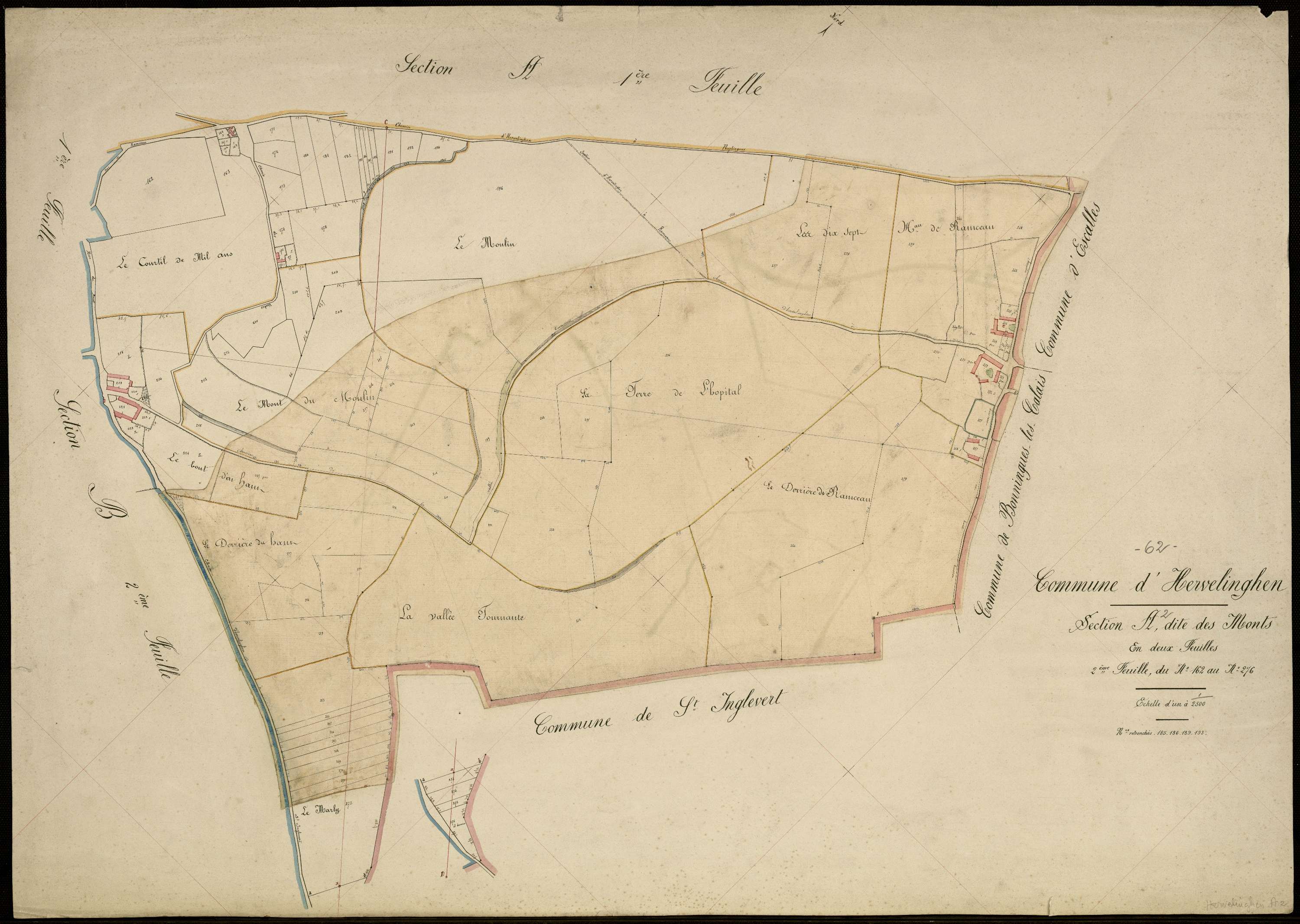 Hervelinghen - Section A, 2e feuille
