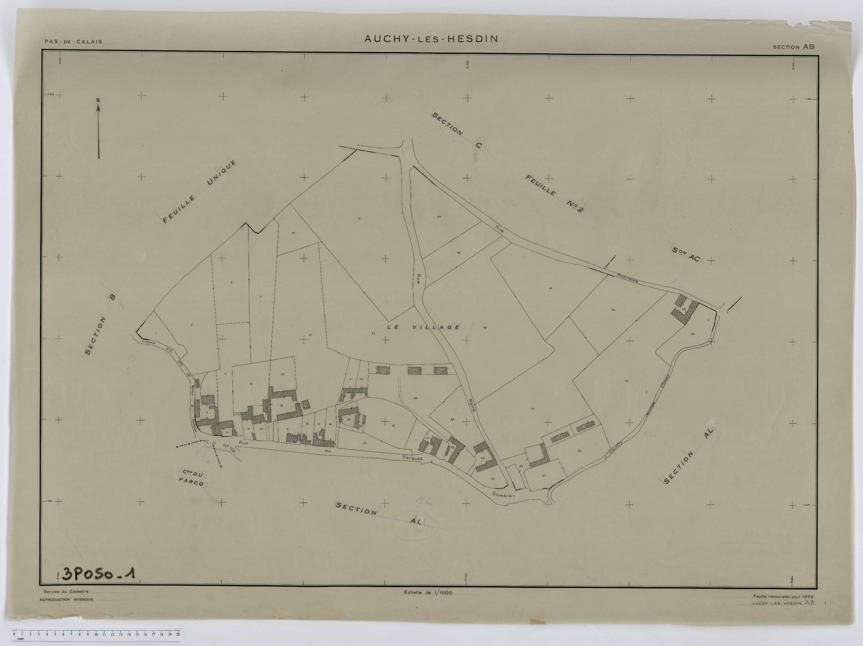 Hesdin - Section AB.