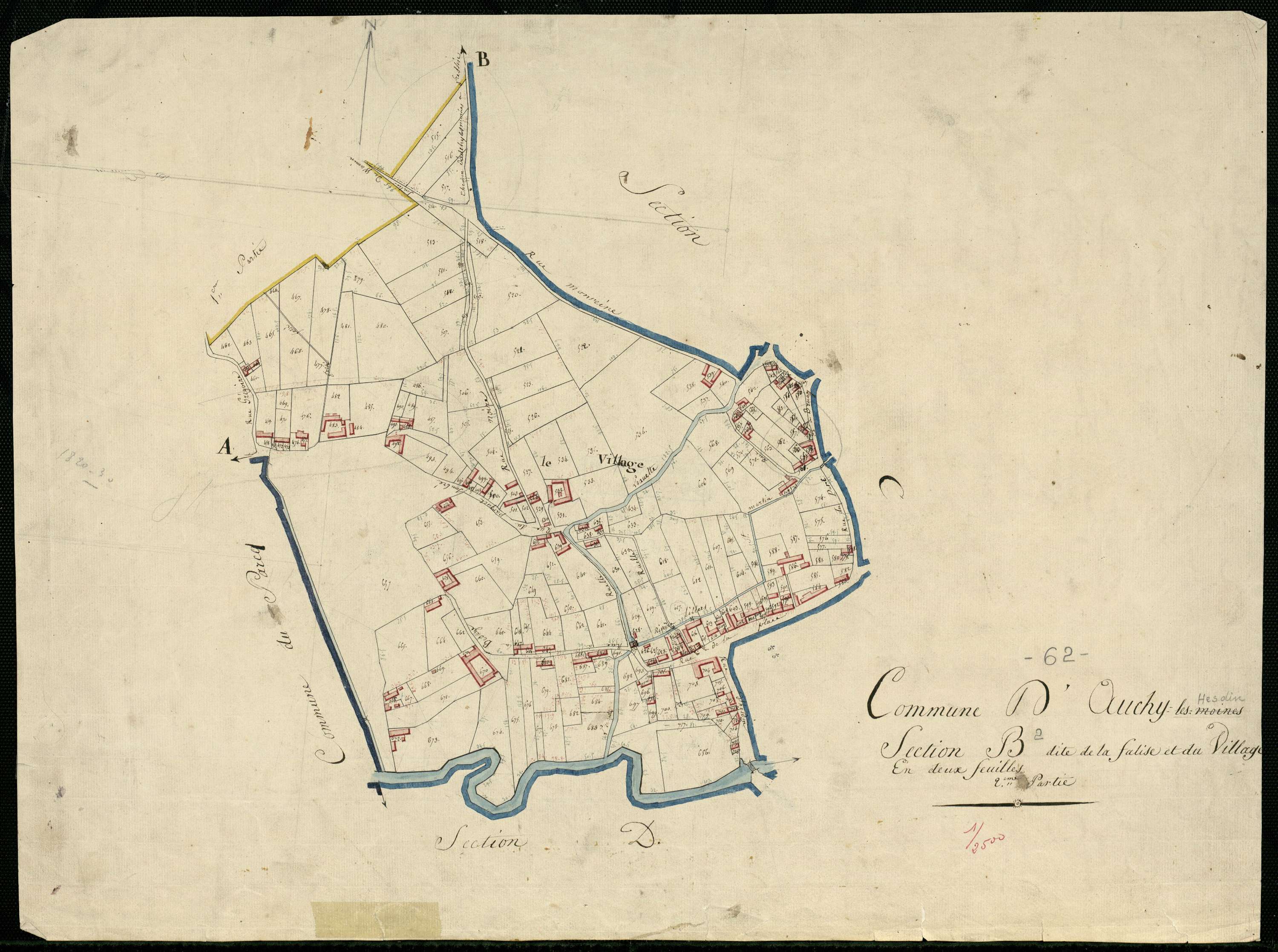 Hesdin - Section B, 2e feuille