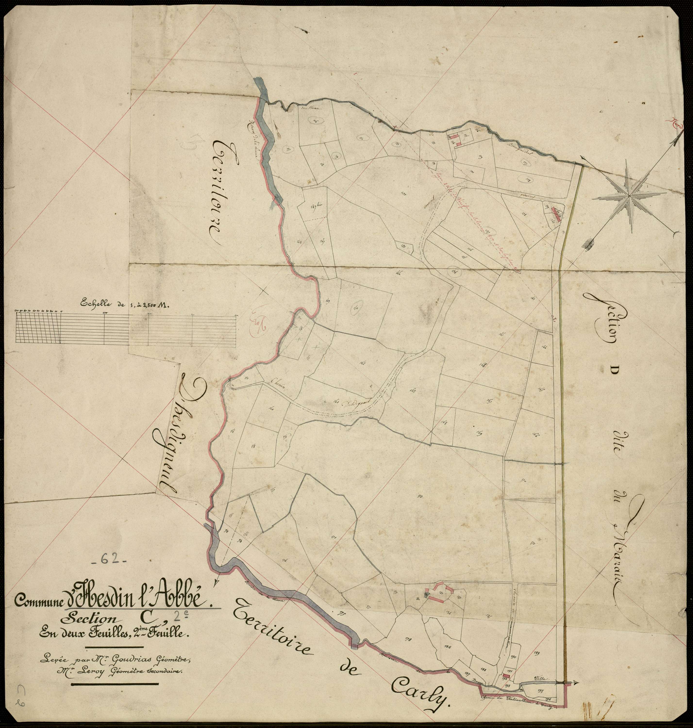 Hesdin - Section C, 2e feuille