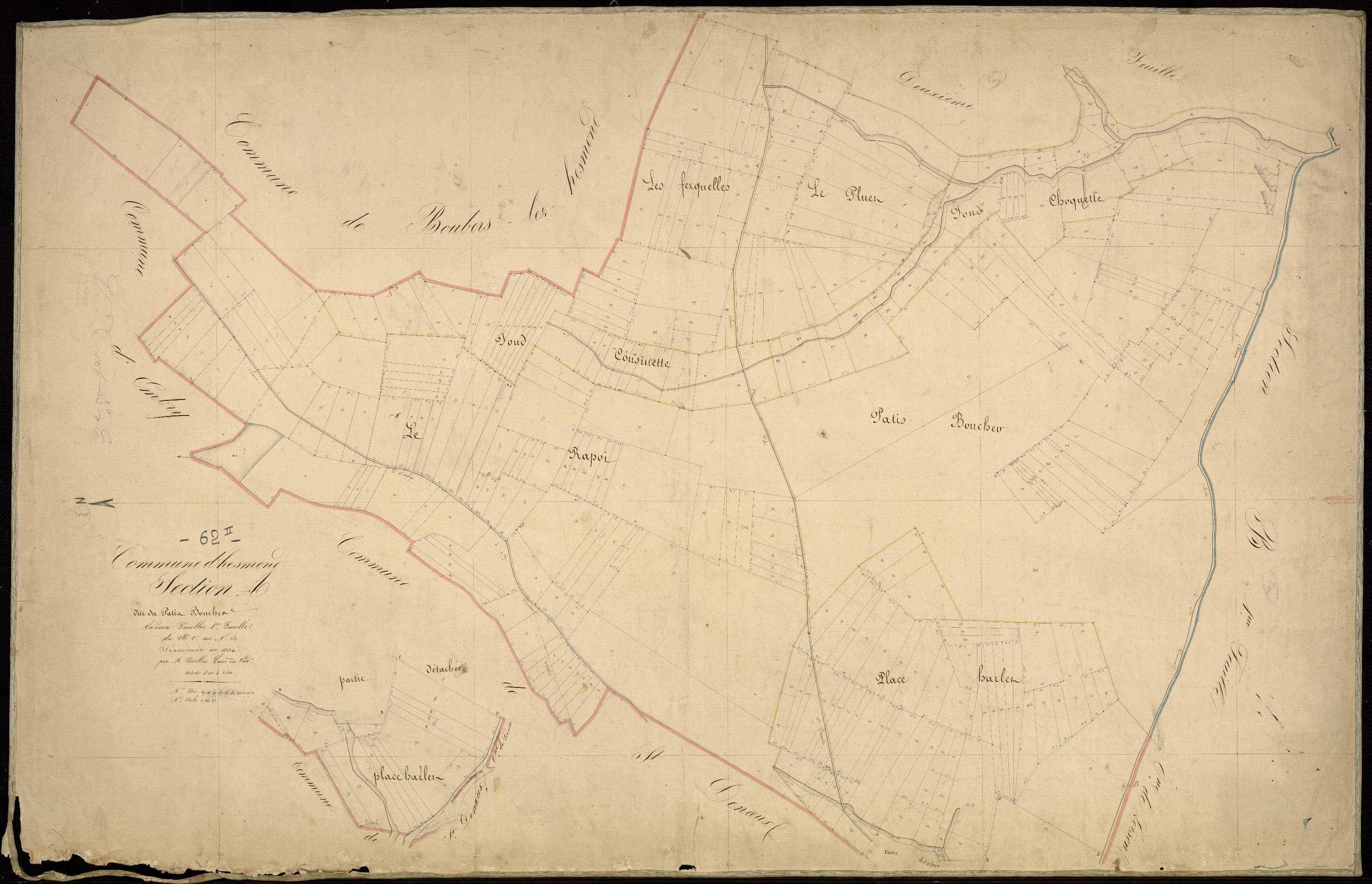 Hesmond - Section A, 1re feuille